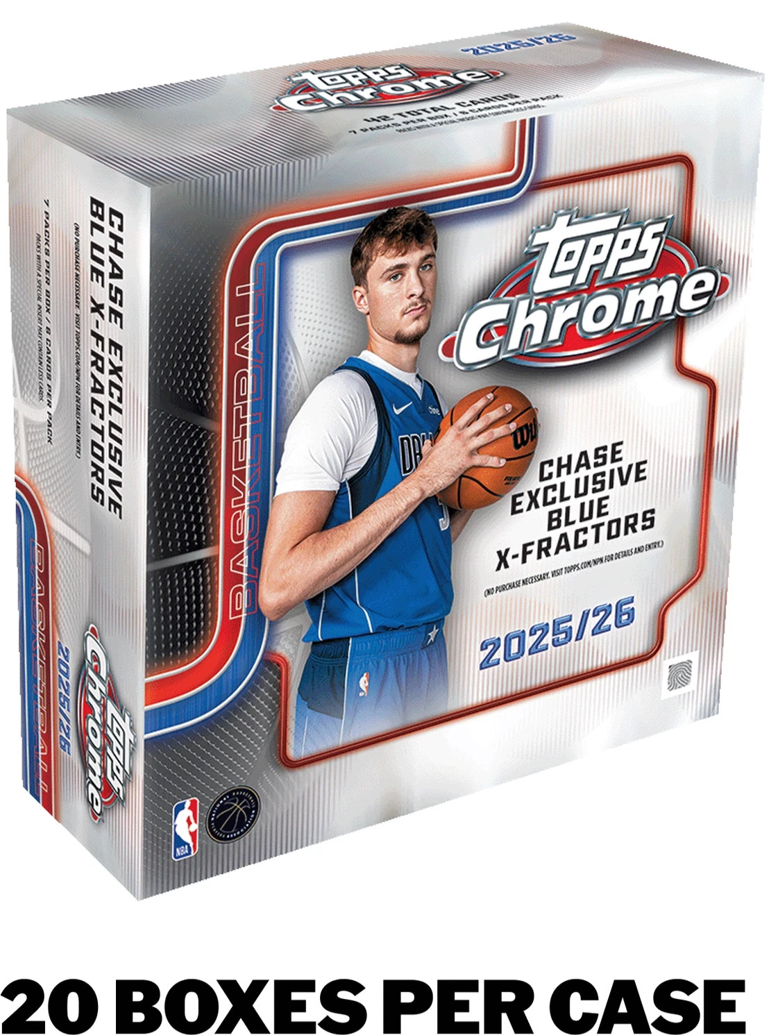2025-26 TOPPS CHROME MEGA MONSTER 20-BOX CASE NBA Basketball Brand New QTY