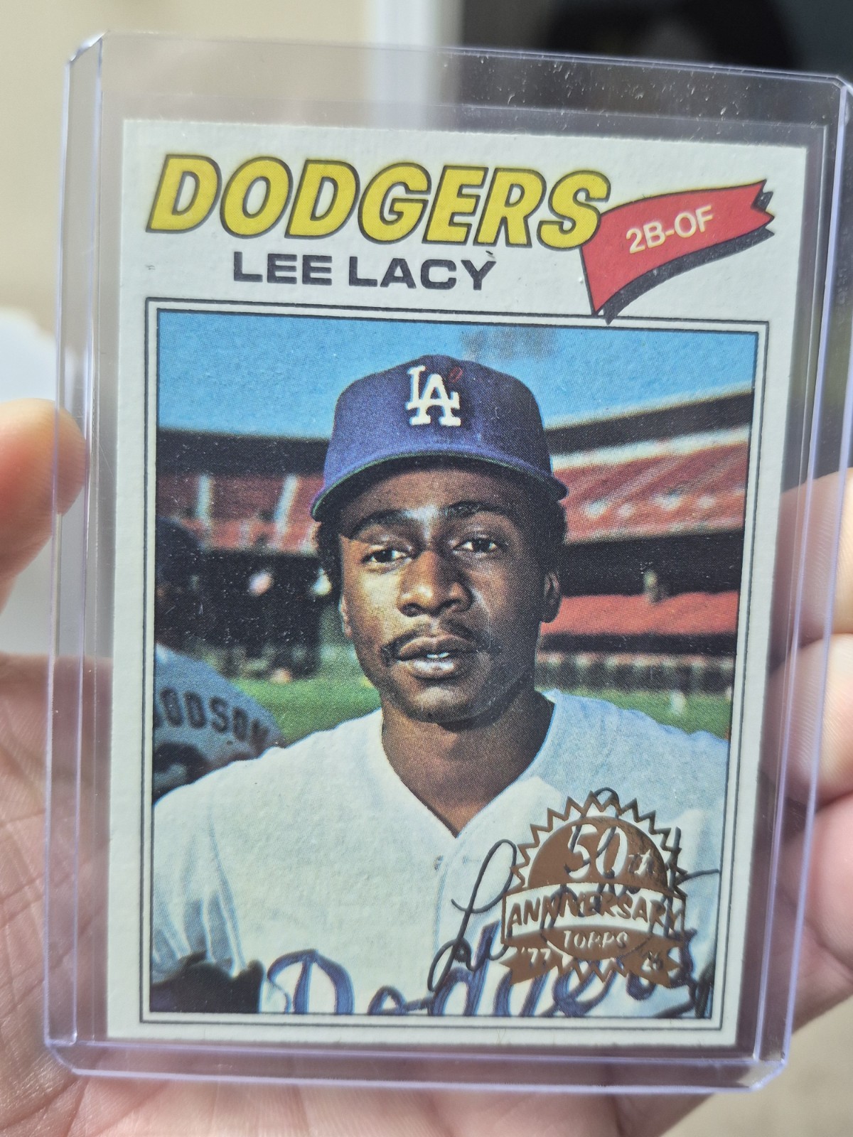 2026 Topps Heritage Baseball 50th Anniversary Lee Lacy Buyer’s Back Dodgers