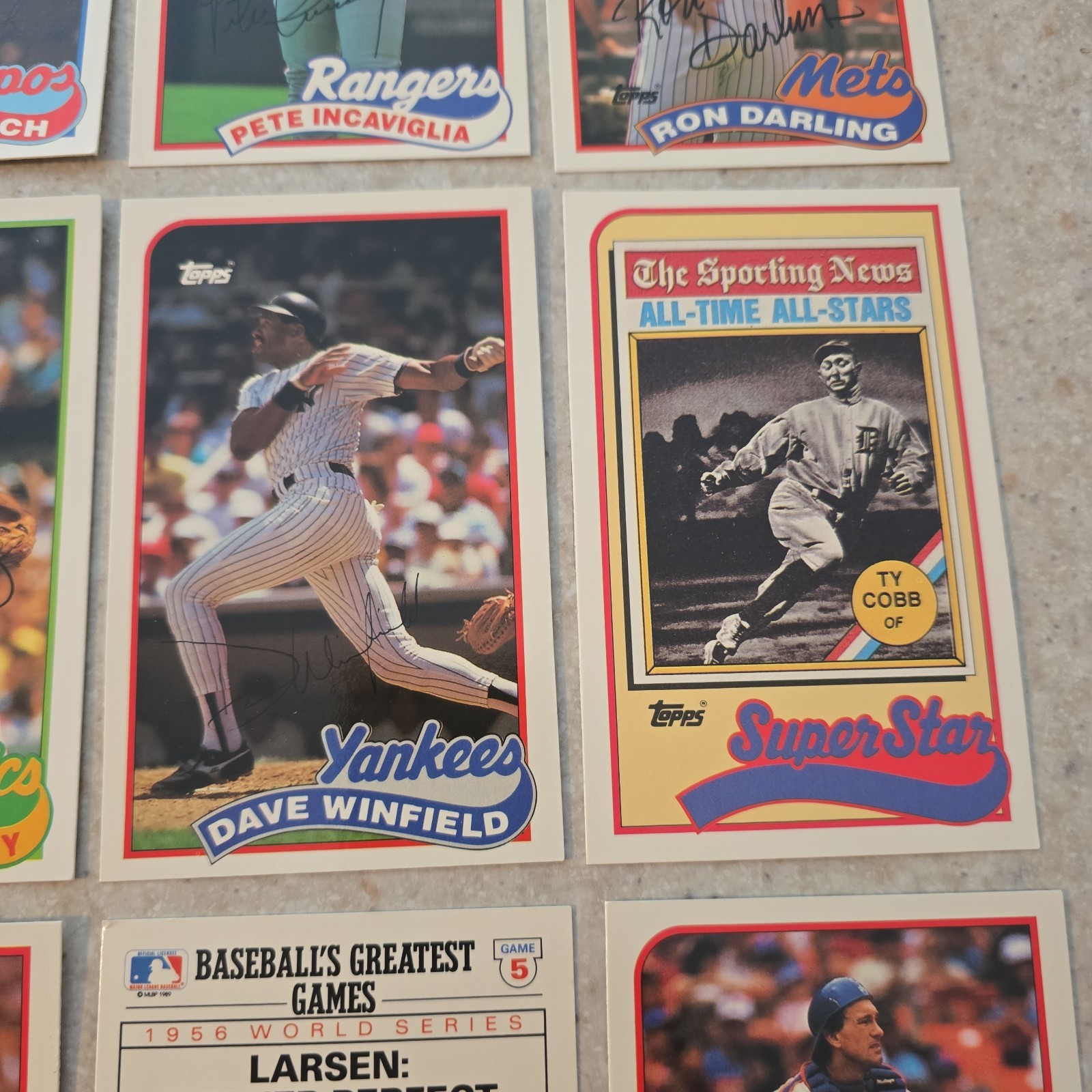 1989 Topps Talking Baseball Disk Singles Your Choice