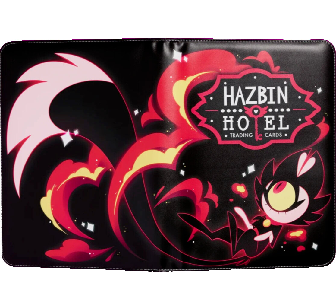 Hazbin Hotel Trading Cards KEEKEE 9-Pocket Zippered Binder – Brand New