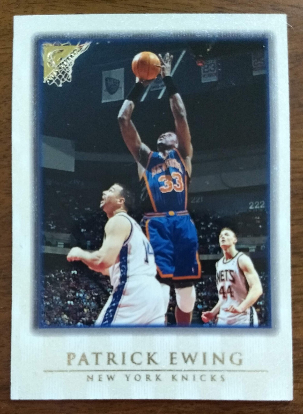 PATRICK EWING, 1999-00 TOPPS GALLERY #85, KNICKS