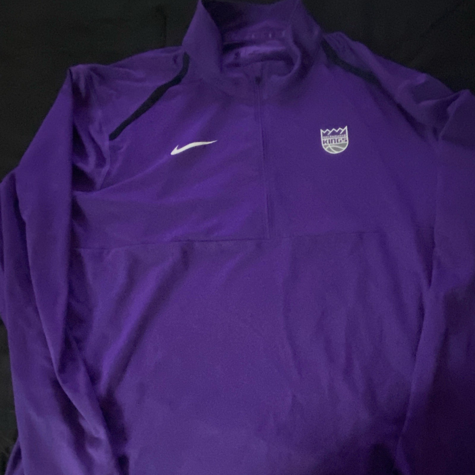 Nike NBA Sacramento Kings Dri-FIT Full Zip Jacket Purple Men’s Size M