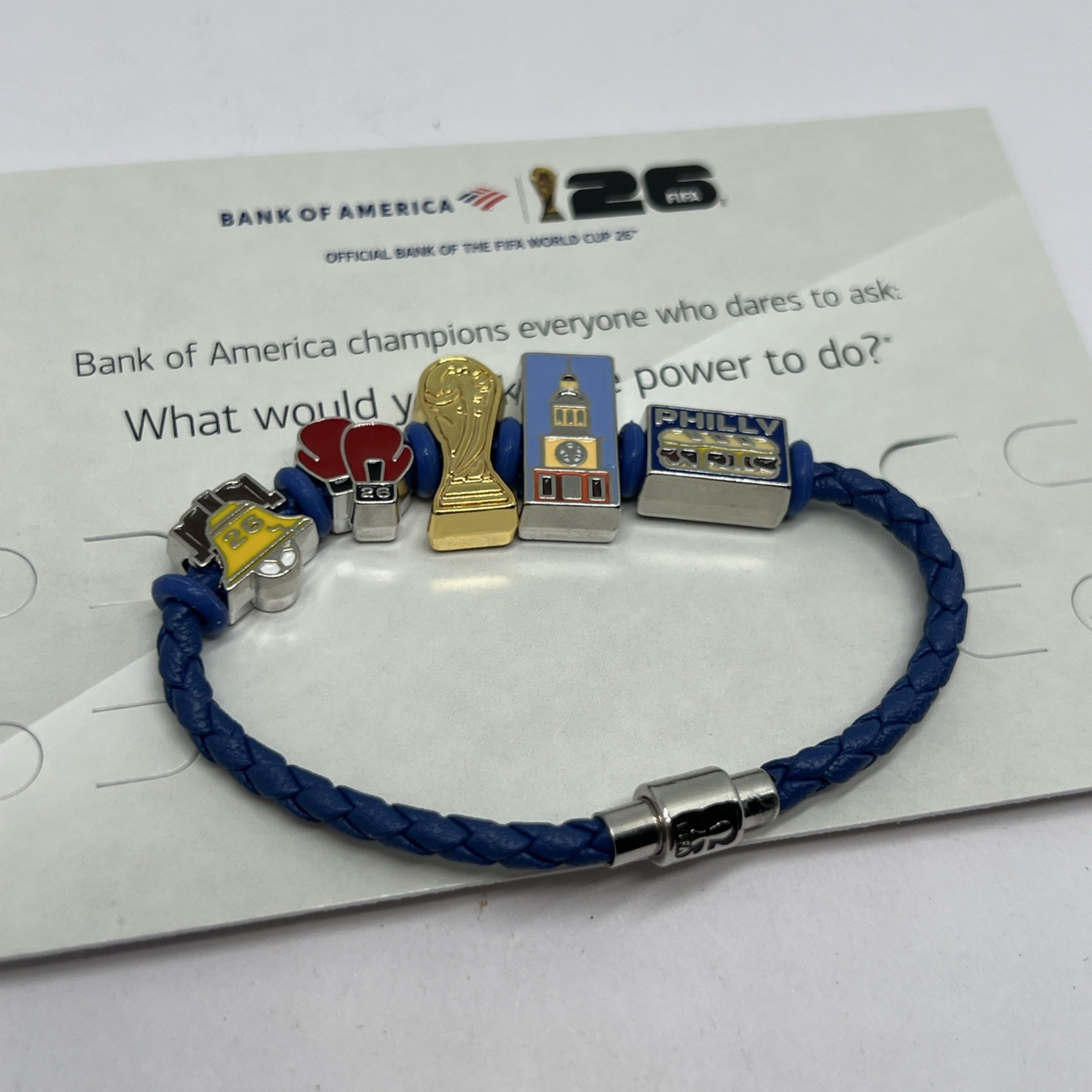 New Bank of America FIFA World Cup 2026 7.75” Bracelet Philadelphia Host City