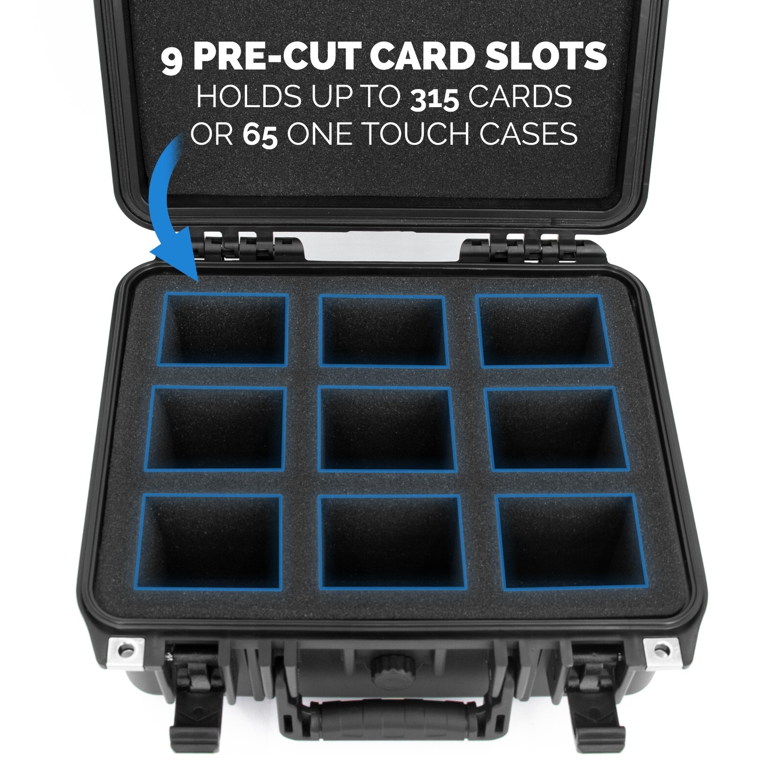 CM Top Loader Card Case For Toploaders in Waterproof Toploader Storage Box Foam
