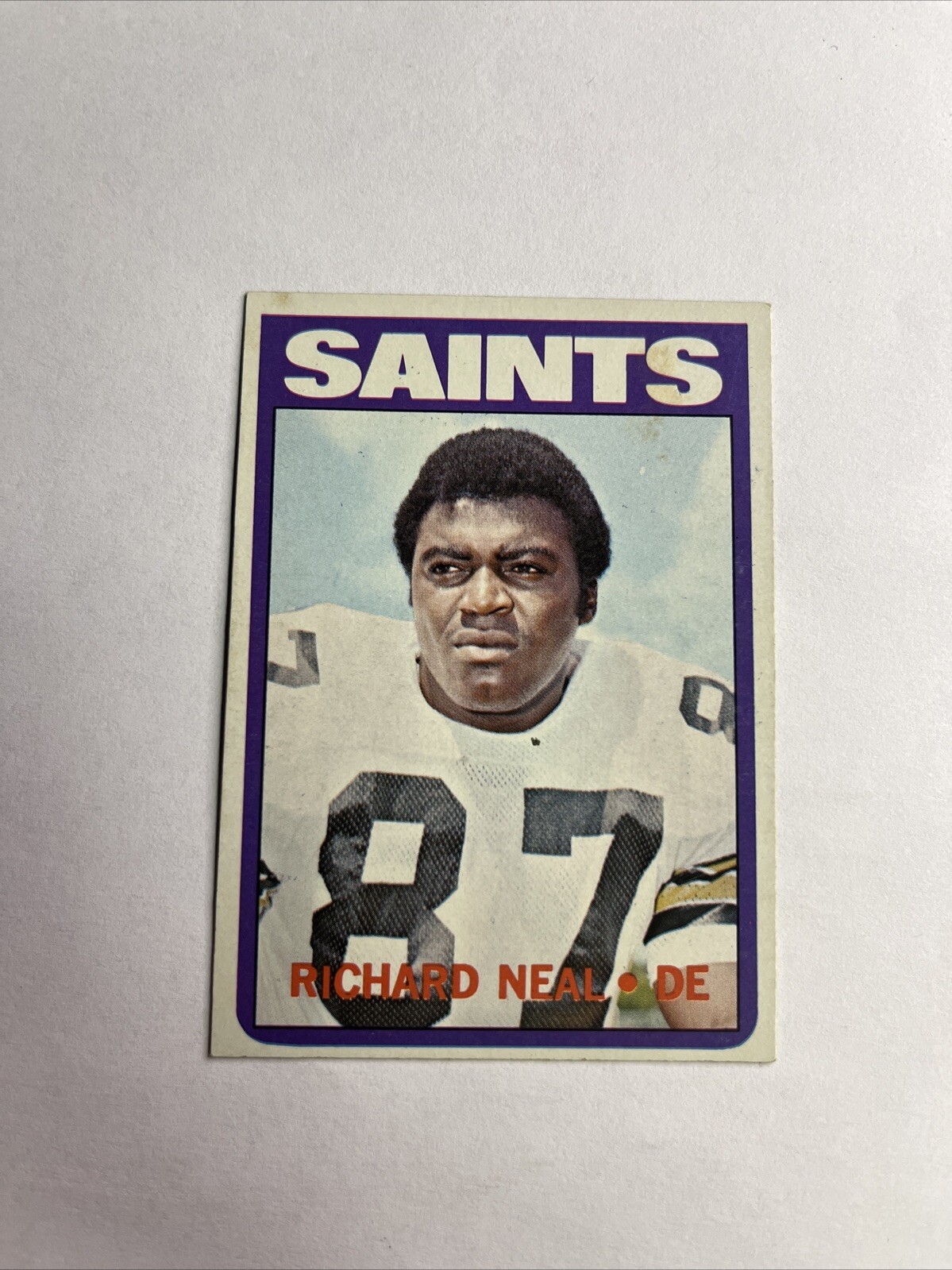 1972 Topps – #87 Richard Neal (RC)