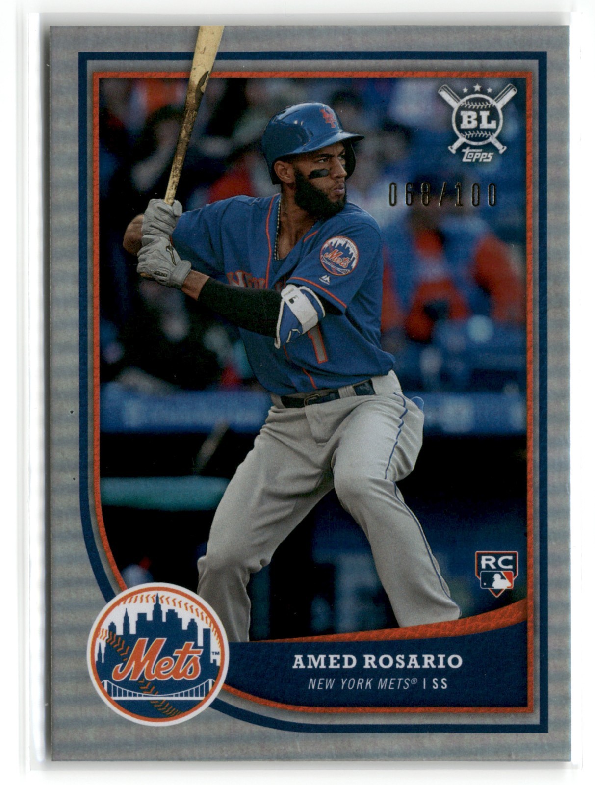 2018 Topps Big League Baseball (Parallels: Black & White /50, Rainbow Foil /100)