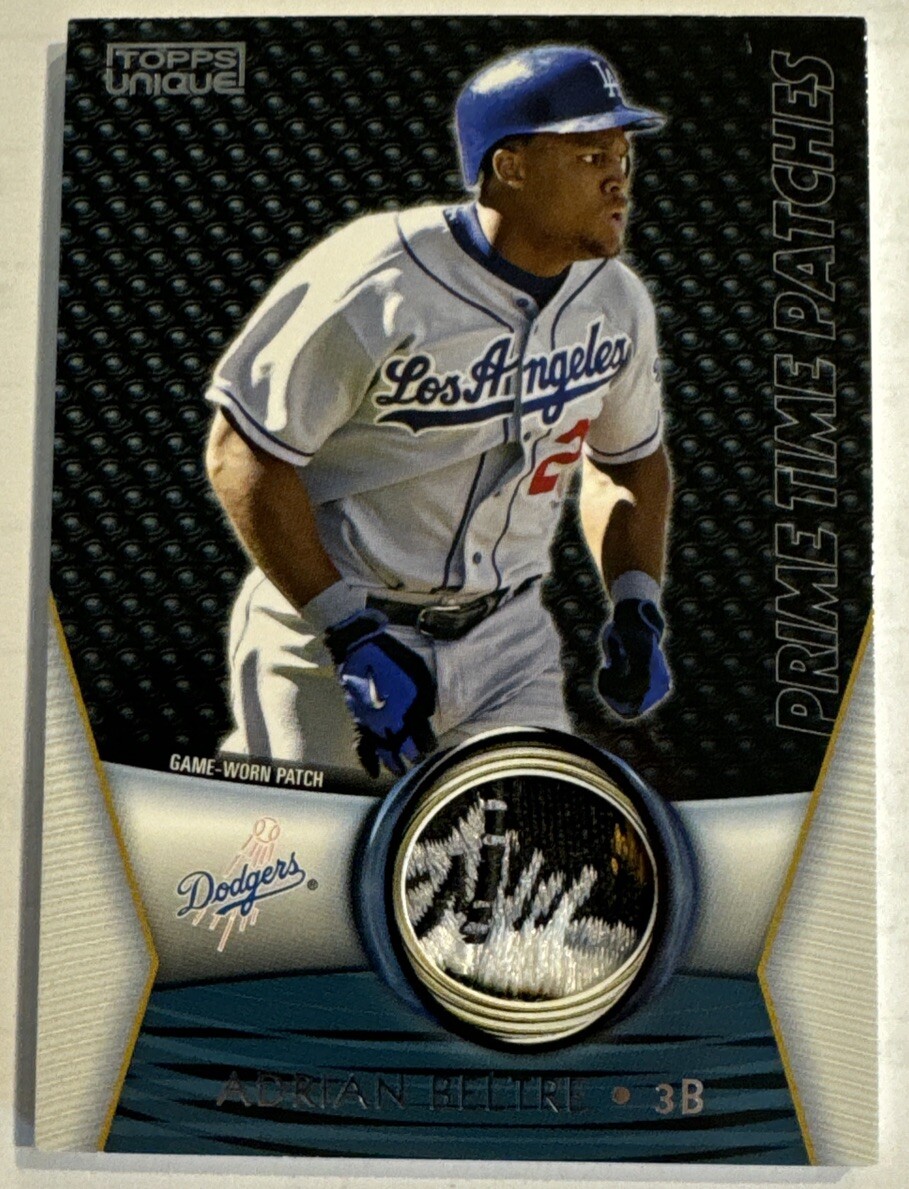 2009 Topps Unique Prime Time Patch /99 Adrian Beltre #PTP-91 Patch HOF