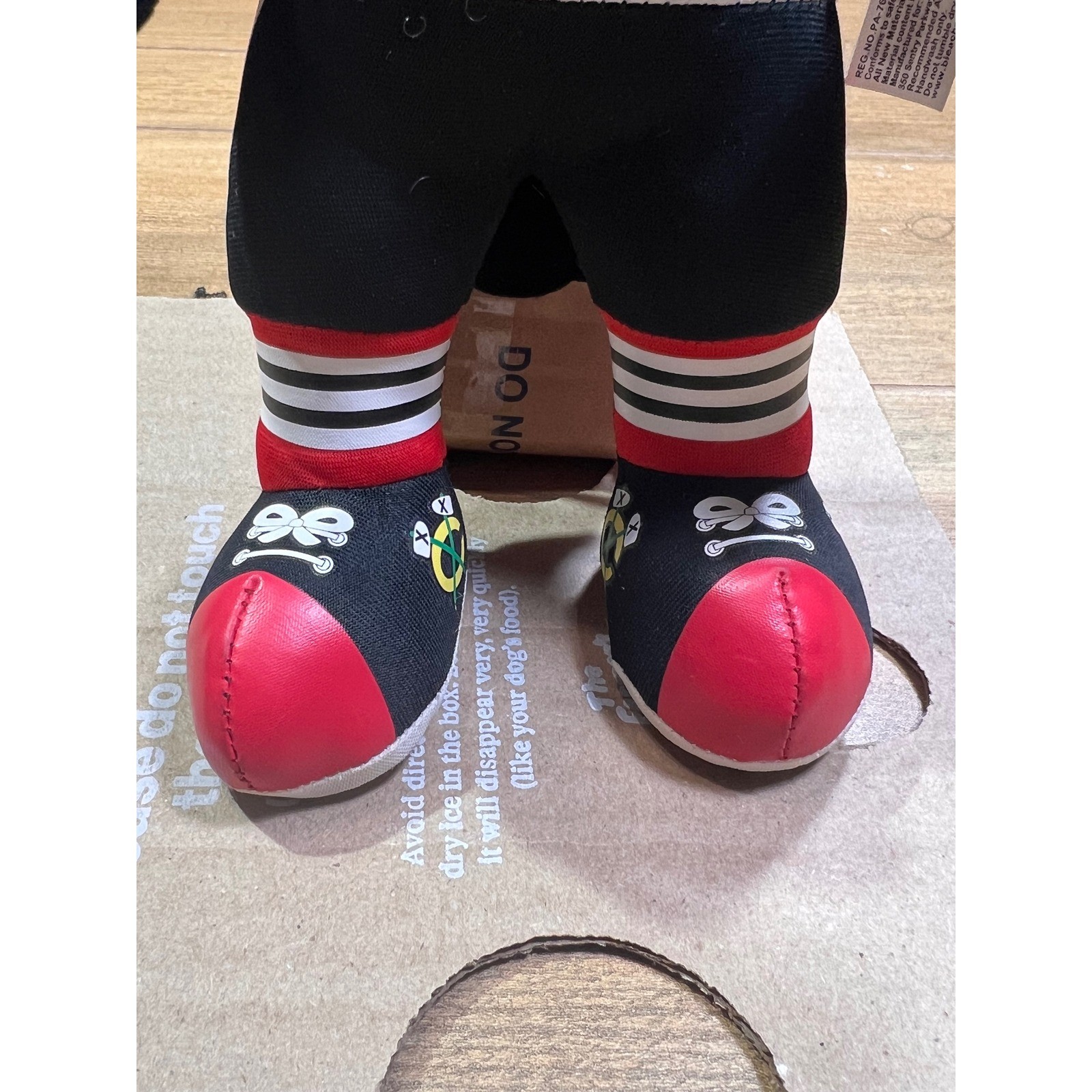 Bleacher Creatures Chicago Blackhawks Tommy Plush Mascot Doll 10 inch