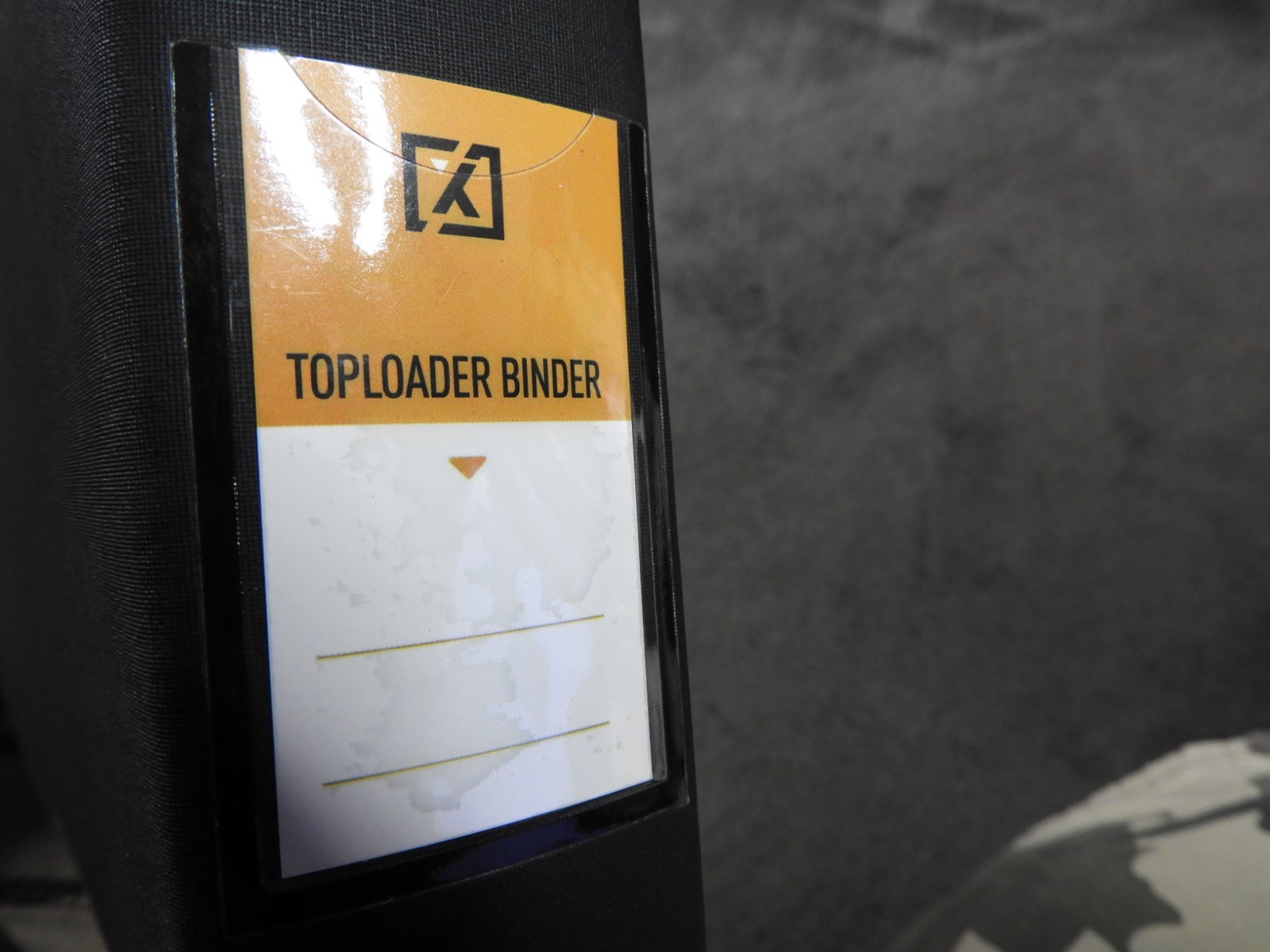 X Pro Toploader Binder Large Capacity Holds 252 Trading Cards Black