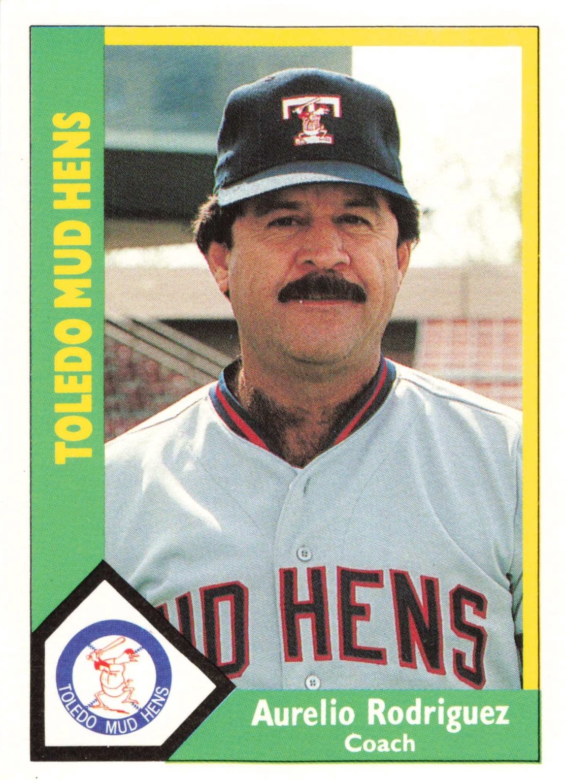 Aurelio Rodriguez Toledo Mud Hens 1990 CMC Coach #25