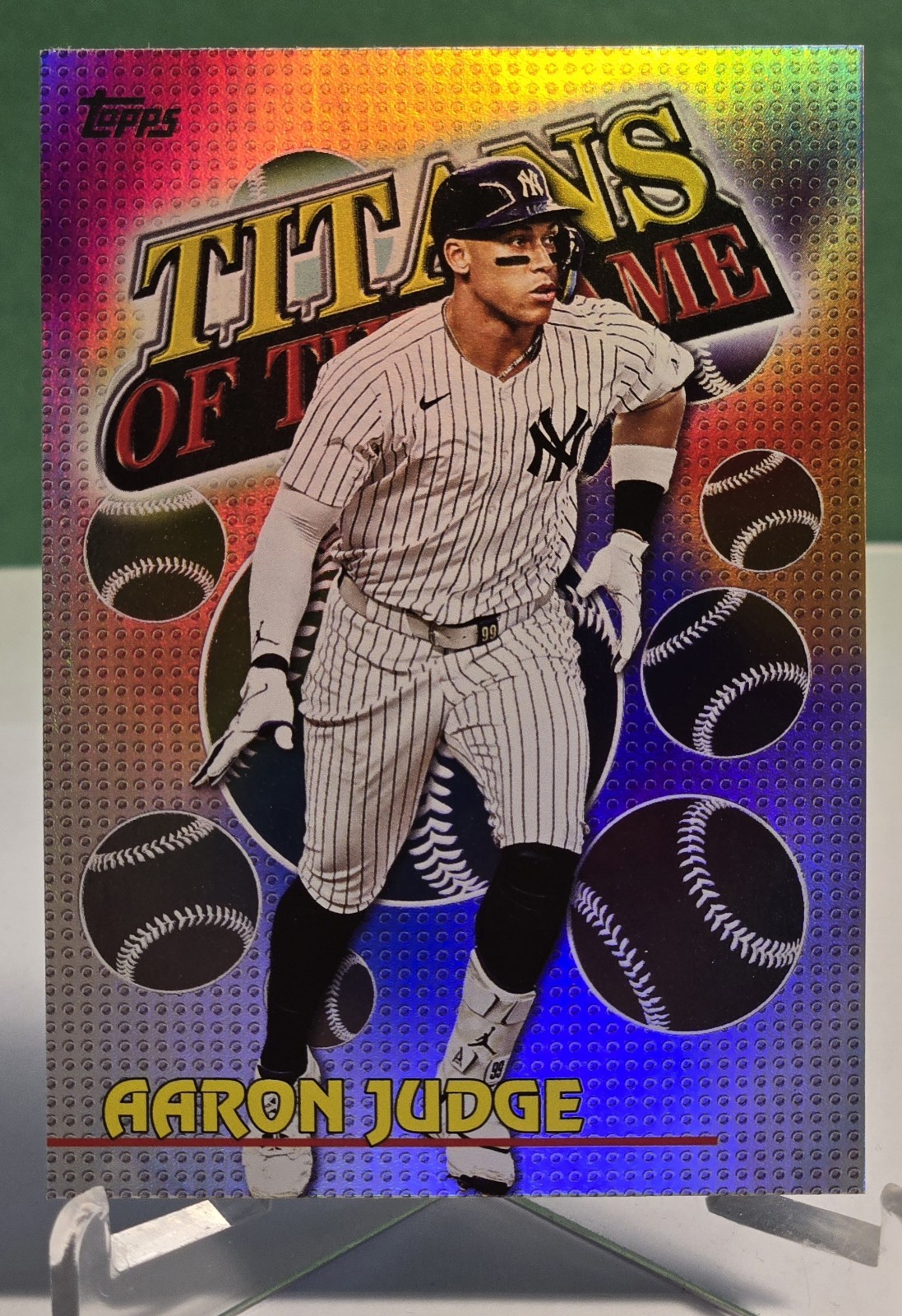 2026 Topps Series 1 Aaron Judge #TOG-3 Titans of the Game New York Yankees
