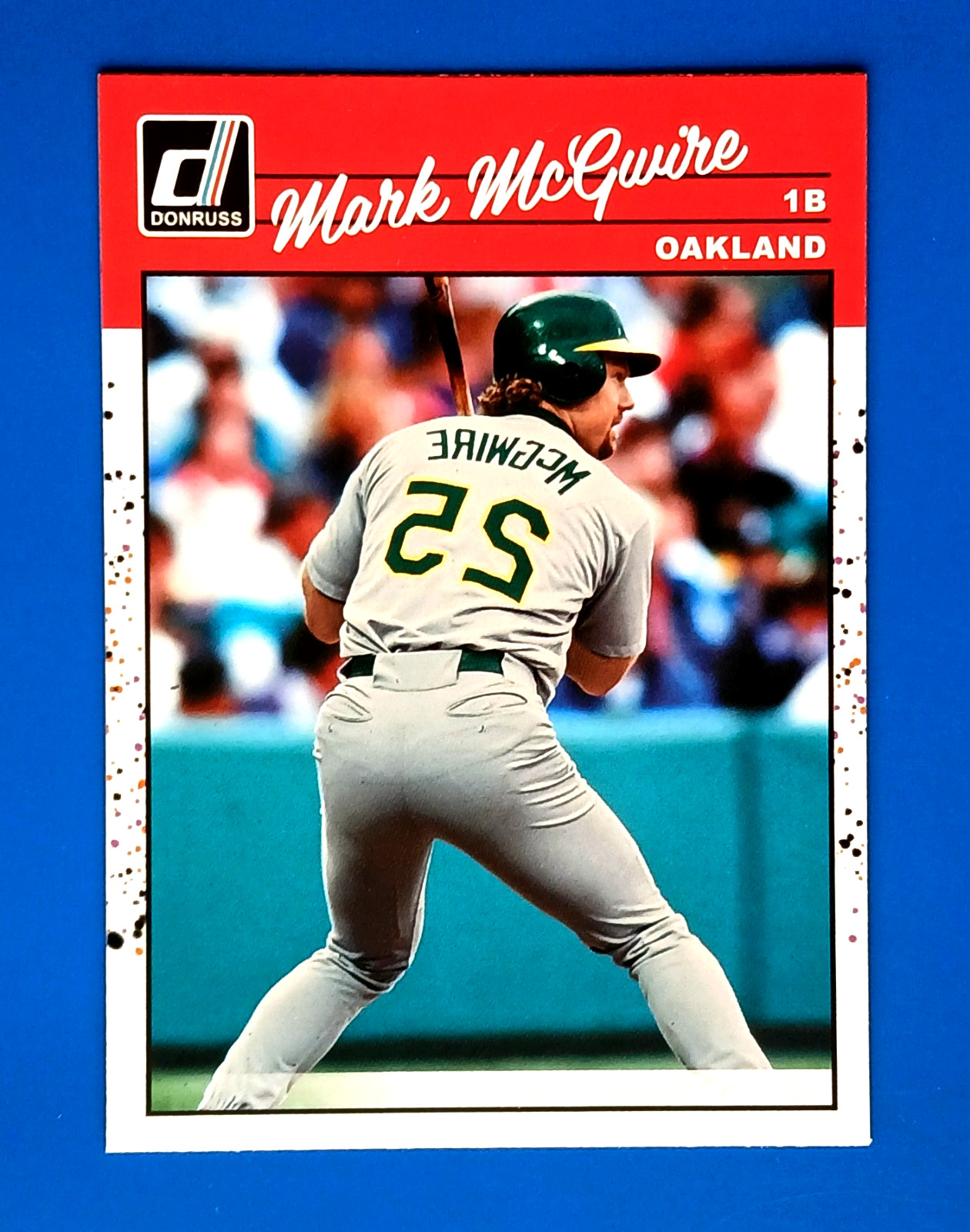 2023 Panini Donruss Retro 1990 Variation Mark McGwire #264 Career Stat Line