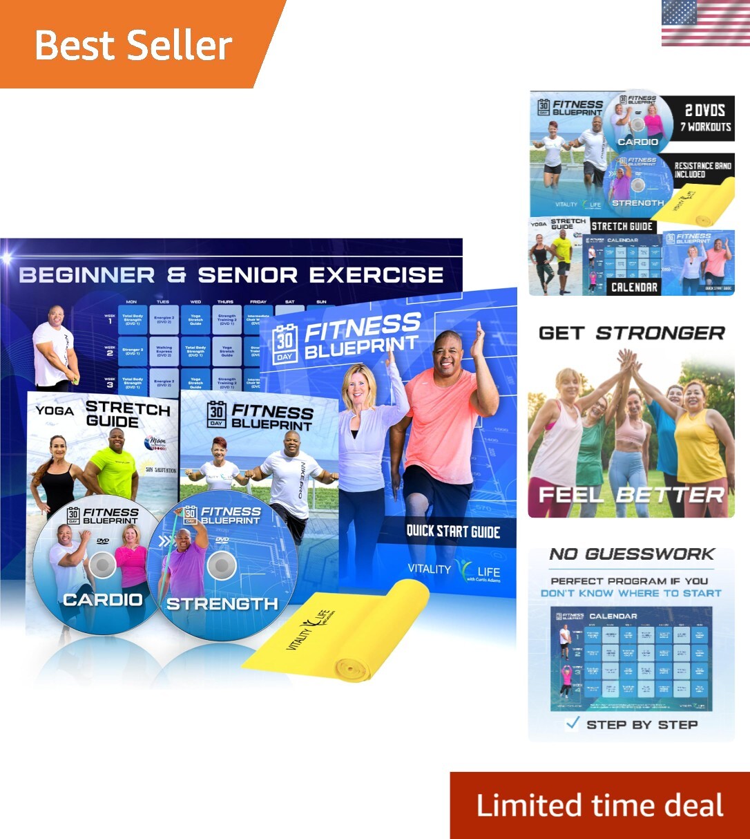 All-Inclusive 30-Day Workout Plan for Seniors & Beginners with Resistance Band