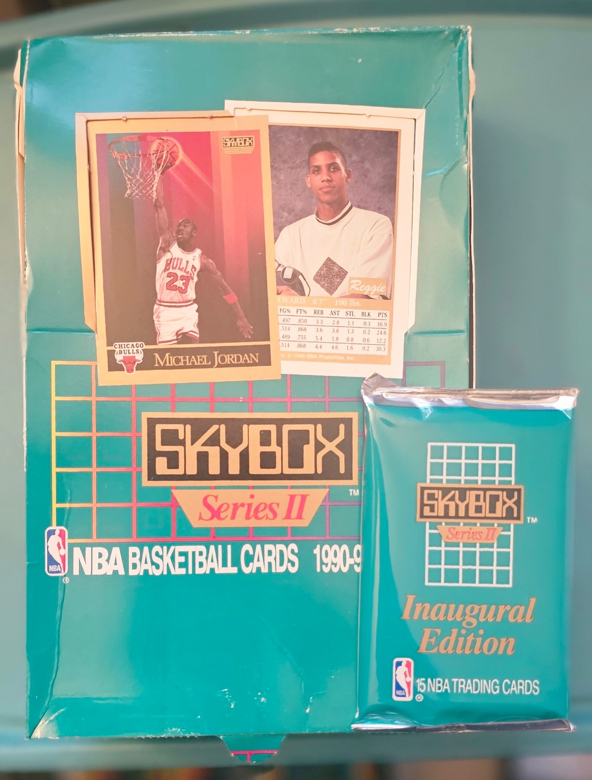 1990-1991 SKYBOX SERIES 2 – SEALED PACK, Jordan, Barley, Bird, Magic