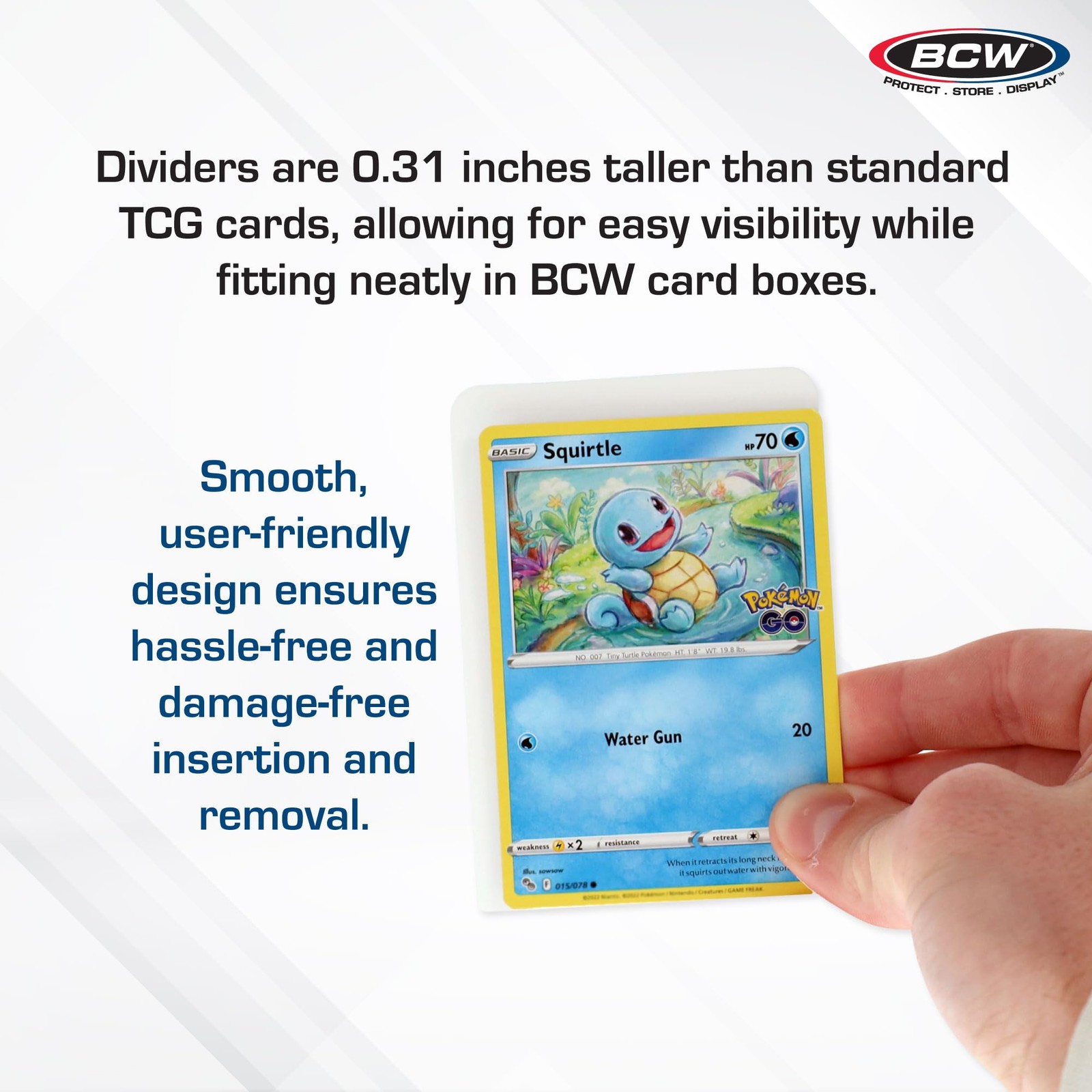 Trading Card Dividers 50 Pack | Archival Quality with WriteOn Tabs | Fits 320…
