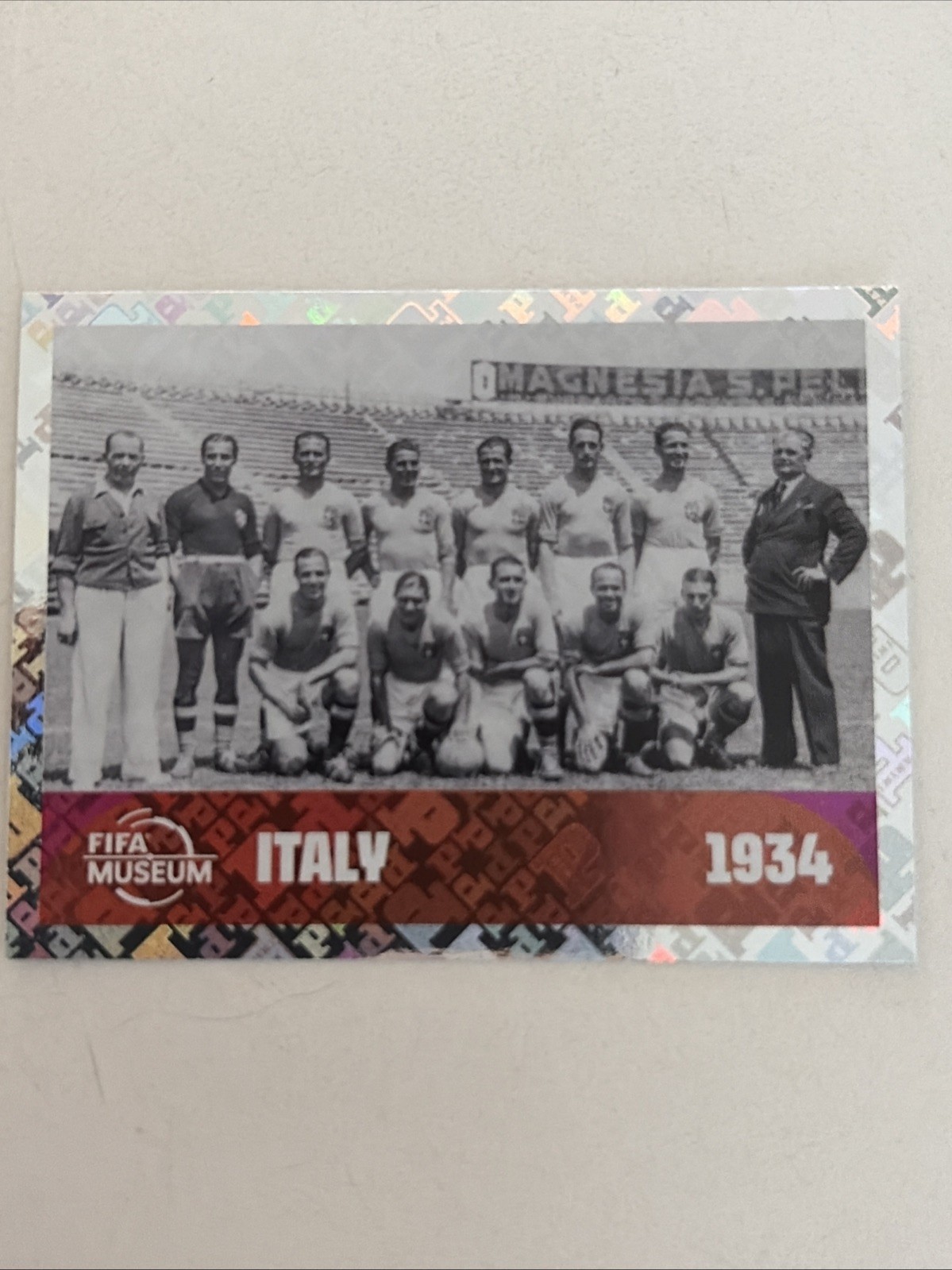 Panini FIFA World Cup 2026 FWC 9 Italy 1934 Hologram Soccer Trading Card