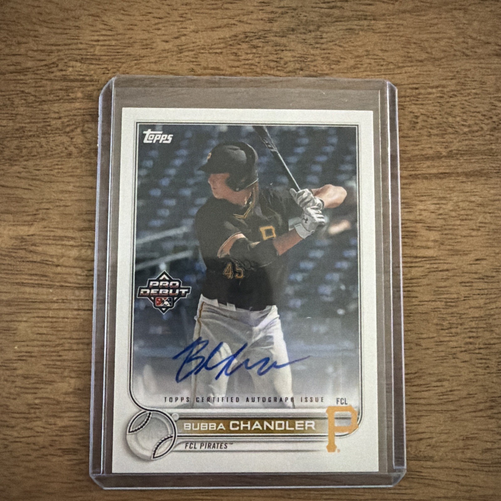 2022 Topps Pro Debut Bubba Chandler #PD-16 Auto RC