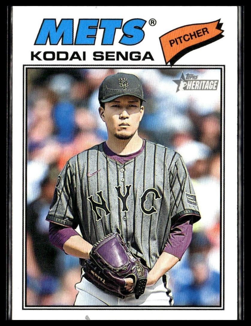 2026 Topps Heritage 317 Kodai Senga New York Mets Short Print SP