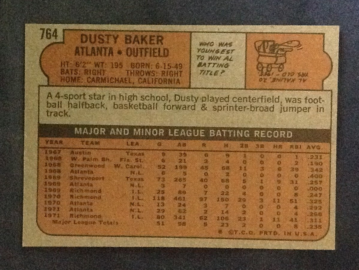 1972 Topps Baseball Pick A Card Complete Your Set VG-EX-NM-MT#644-787 Hi Number