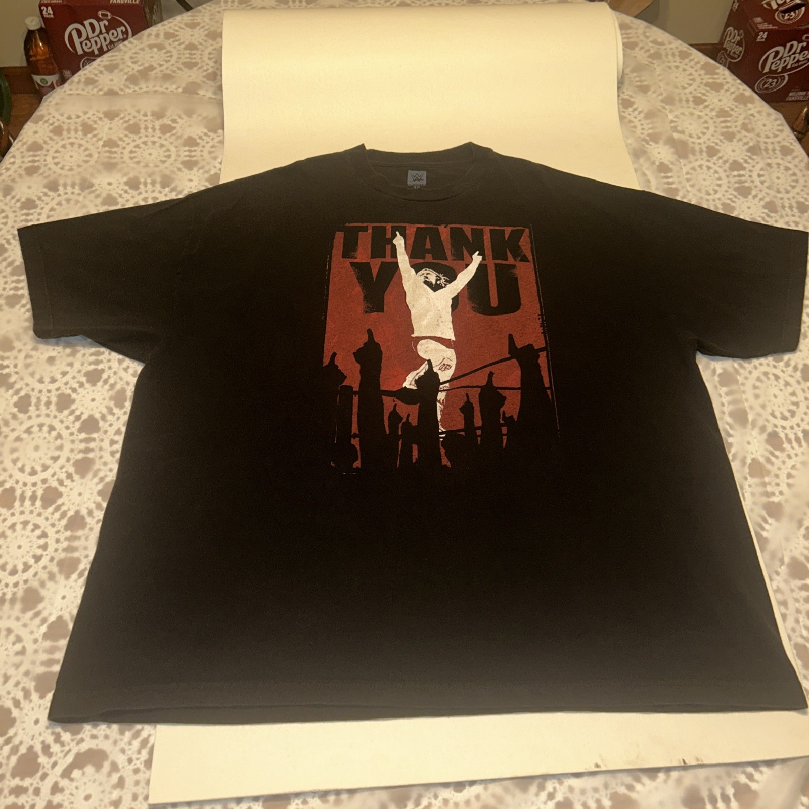 Daniel Bryan THANK YOU Yes Retirement Black WWE Authentic T-Shirt OFFICIAL 3XL