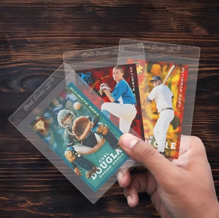 40 PCS 3⅜″ × 4⅞″ Semi Rigid Card Holders – PSA / Grading Submission Trading Card