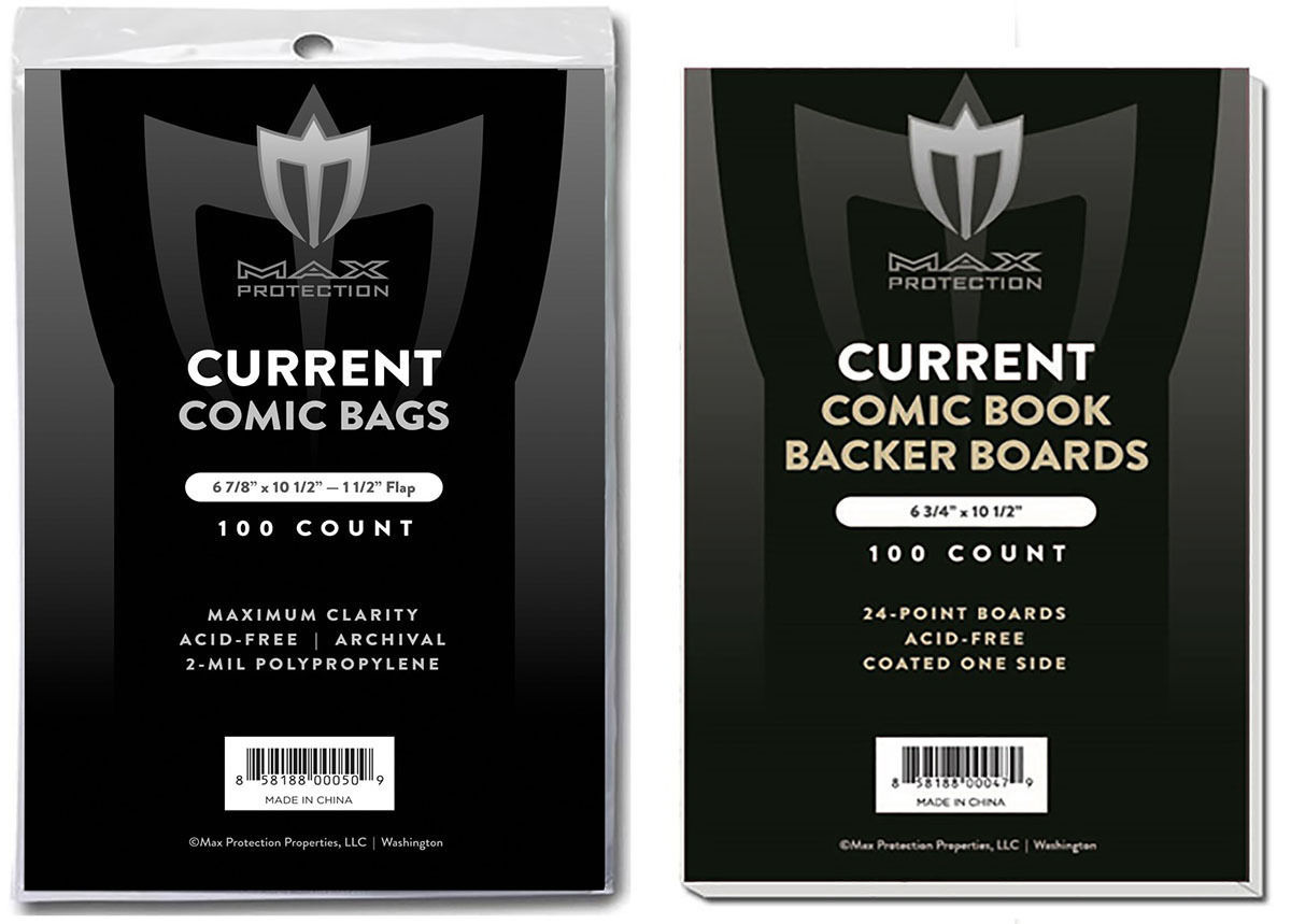 1000 Current Comic Bags and Boards Max Pro NEW Modern Archival Book Storage