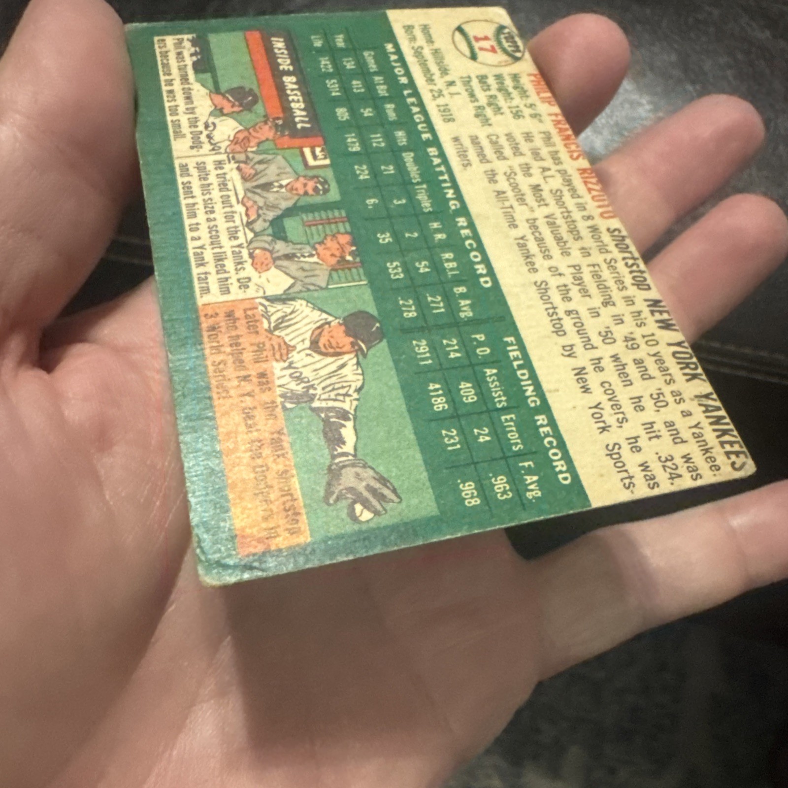 1954 Topps – Phil Rizzuto #17