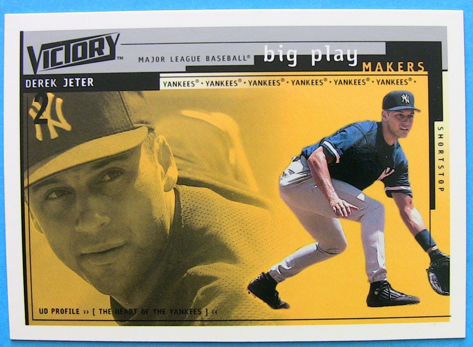 DEREK JETER, 2000 UPPER DECK VICTORY BIG PLAY MAKERS #376, YANKEES