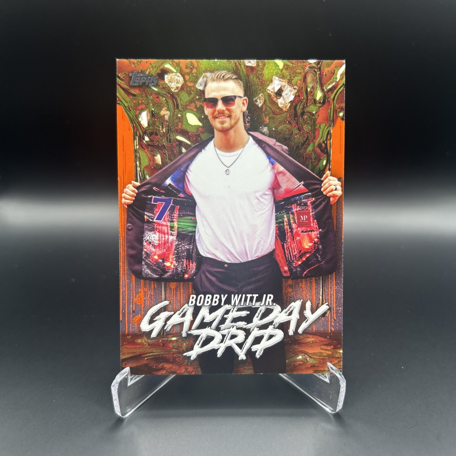 Bobby Witt Jr. GameDay Drip Gold 12/25 Topps 2026 Celebration