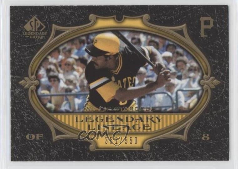 2007 SP Legendary Cuts 351/550 Willie Stargell #178 HOF e9p