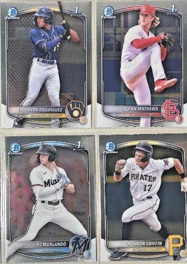 2025 Bowman Baseball Single You Pick Complete Your Set Chrome Prospect BCP 1-150