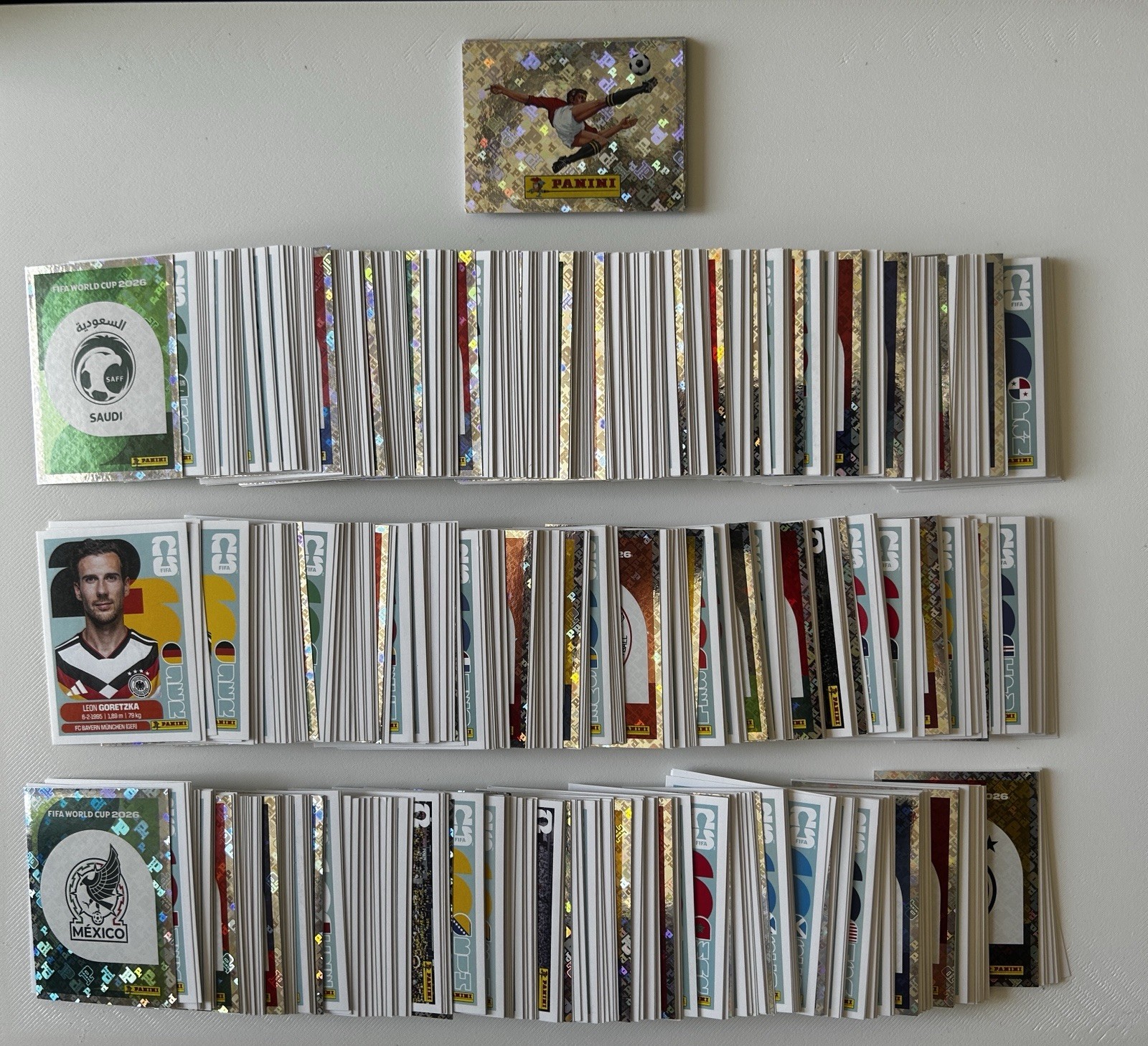 PANINI WC 2026 STICKER ONLY FULL SET (980) – NO ALBUM/COLA STICKER – US EDITION