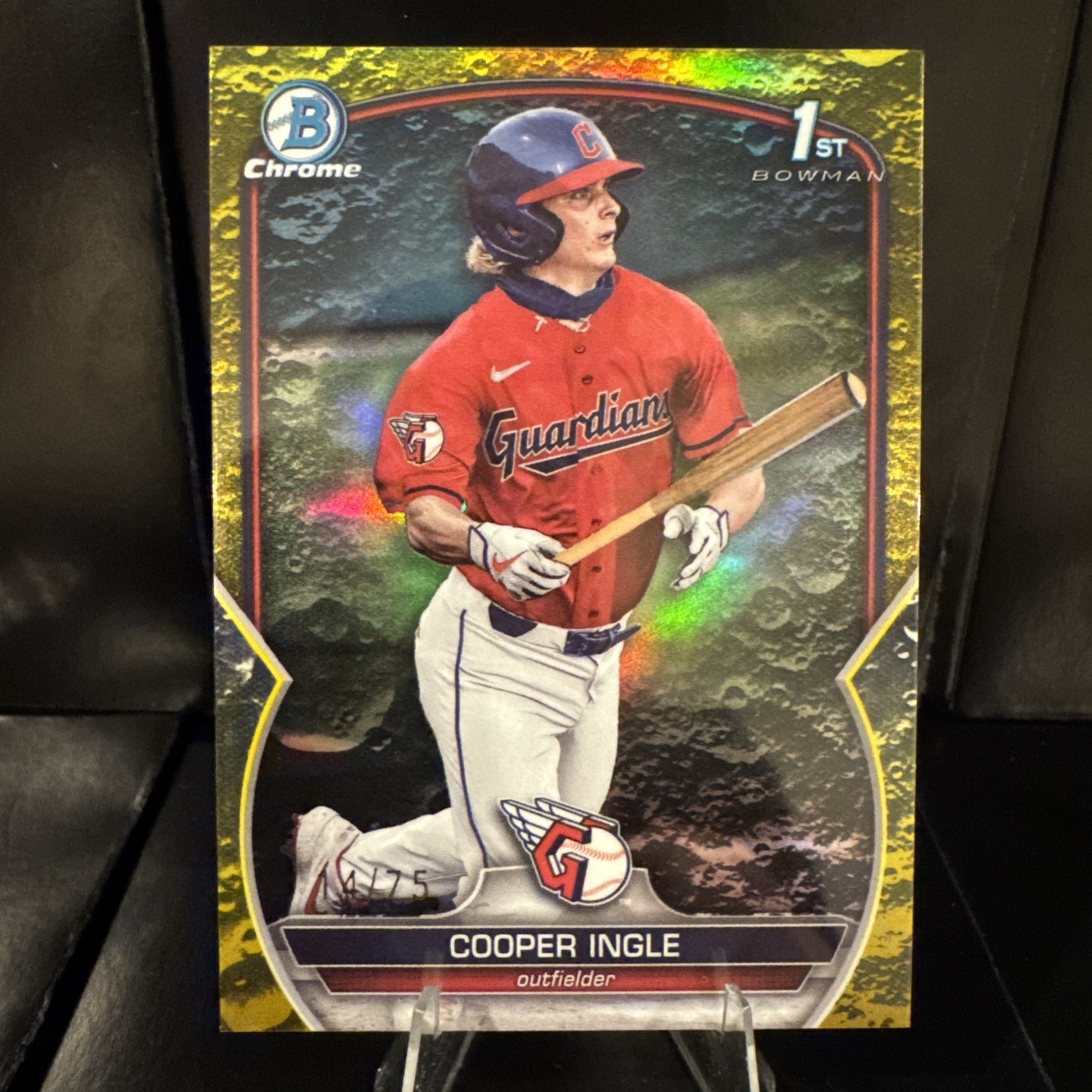 2023 Bowman Chrome Cooper Ingle 1st Bowman Yellow Lunar Refractor 14/75 🔥