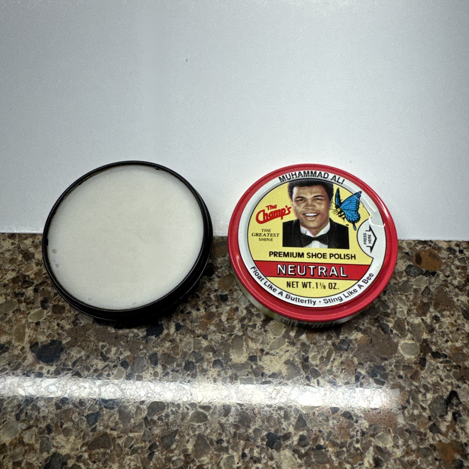 Muhammad Ali “The Champs” Premium Neutral Shoe Polish 1 1/8 Oz.