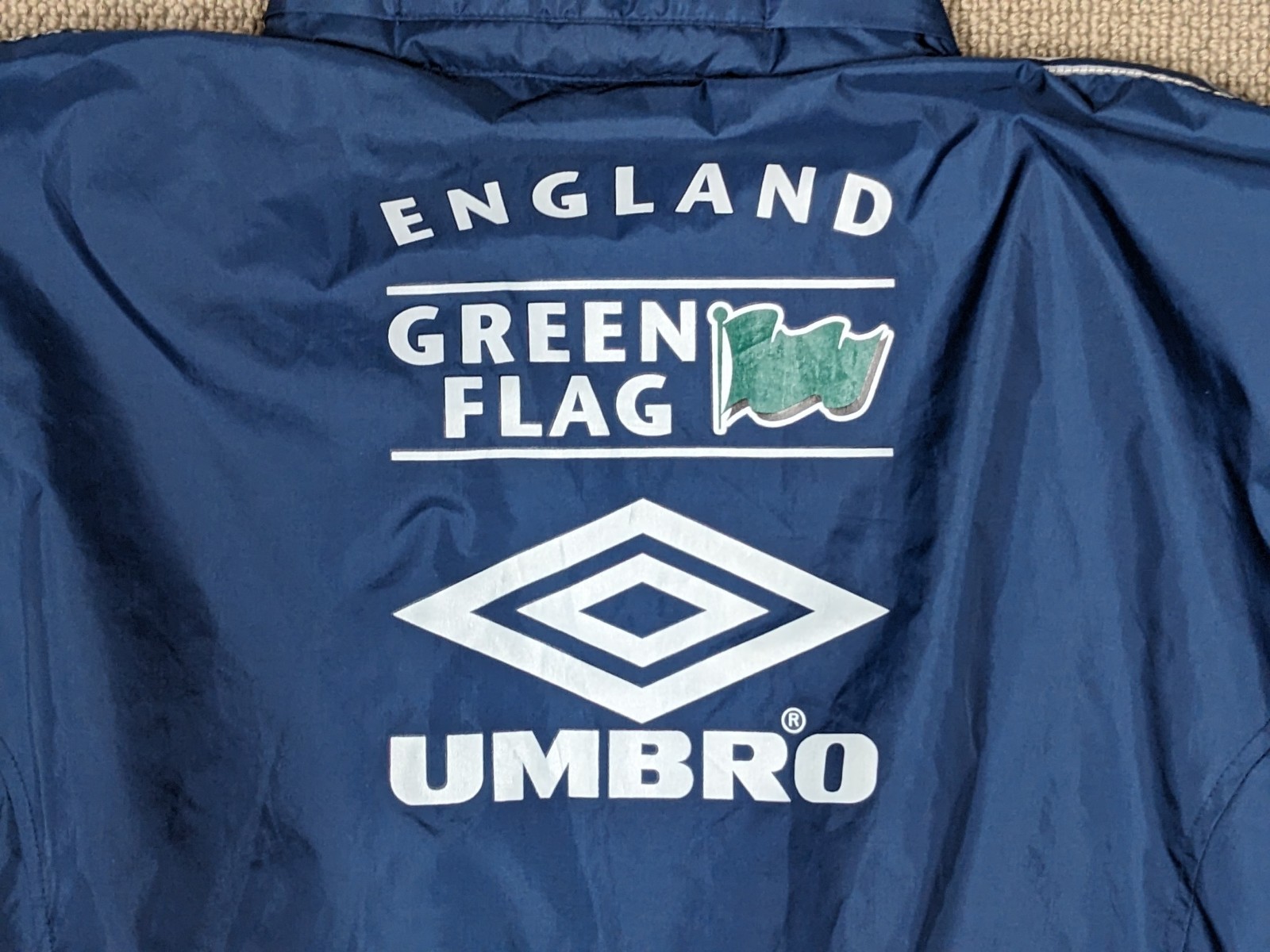 England National Team Training Drill Top Jacket 1998/2000 Umbro Large Original