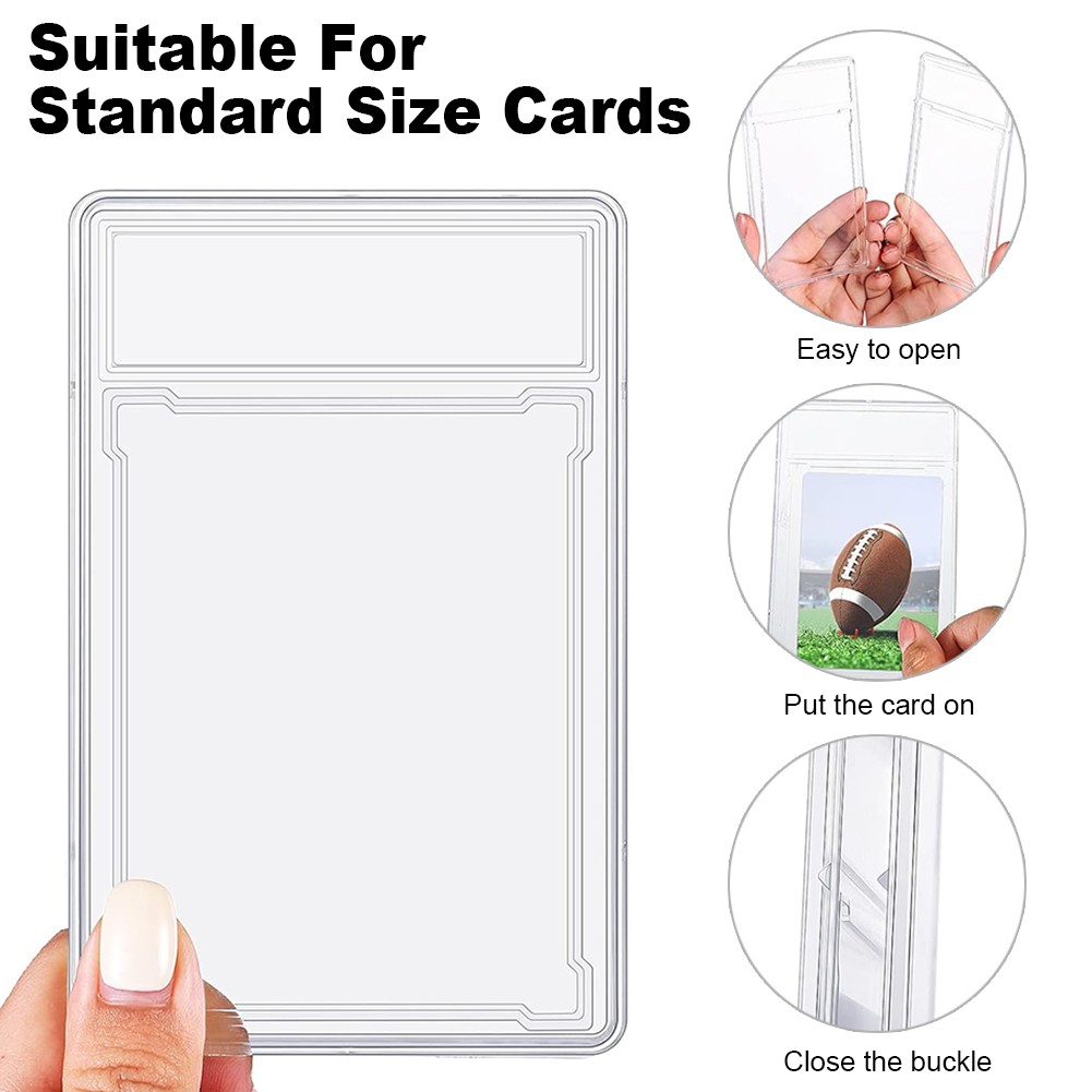 200PCS Empty Graded Card Holder For Trading Cards Protector Case PSA Style Slab