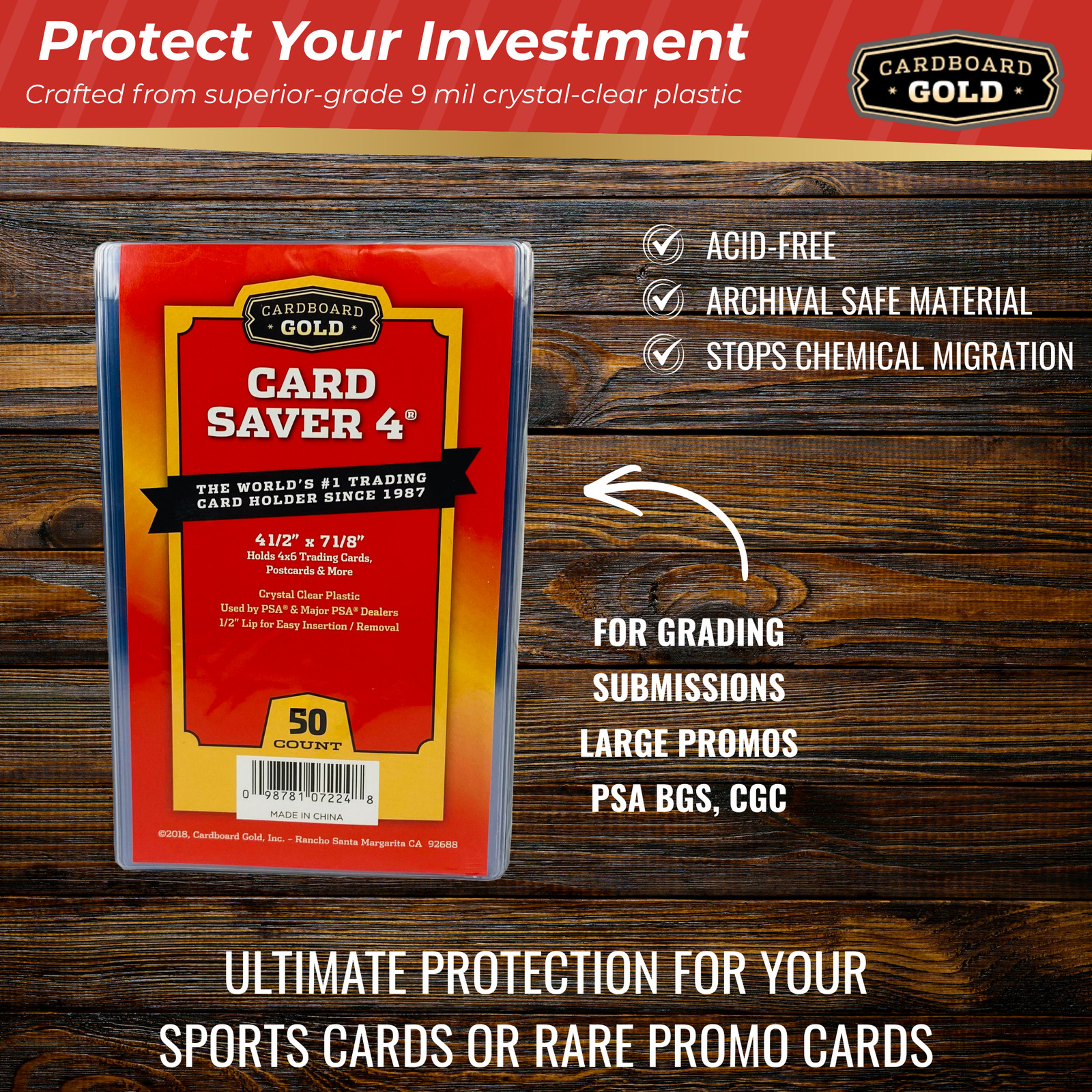 Card Saver 4 – 50ct Pack