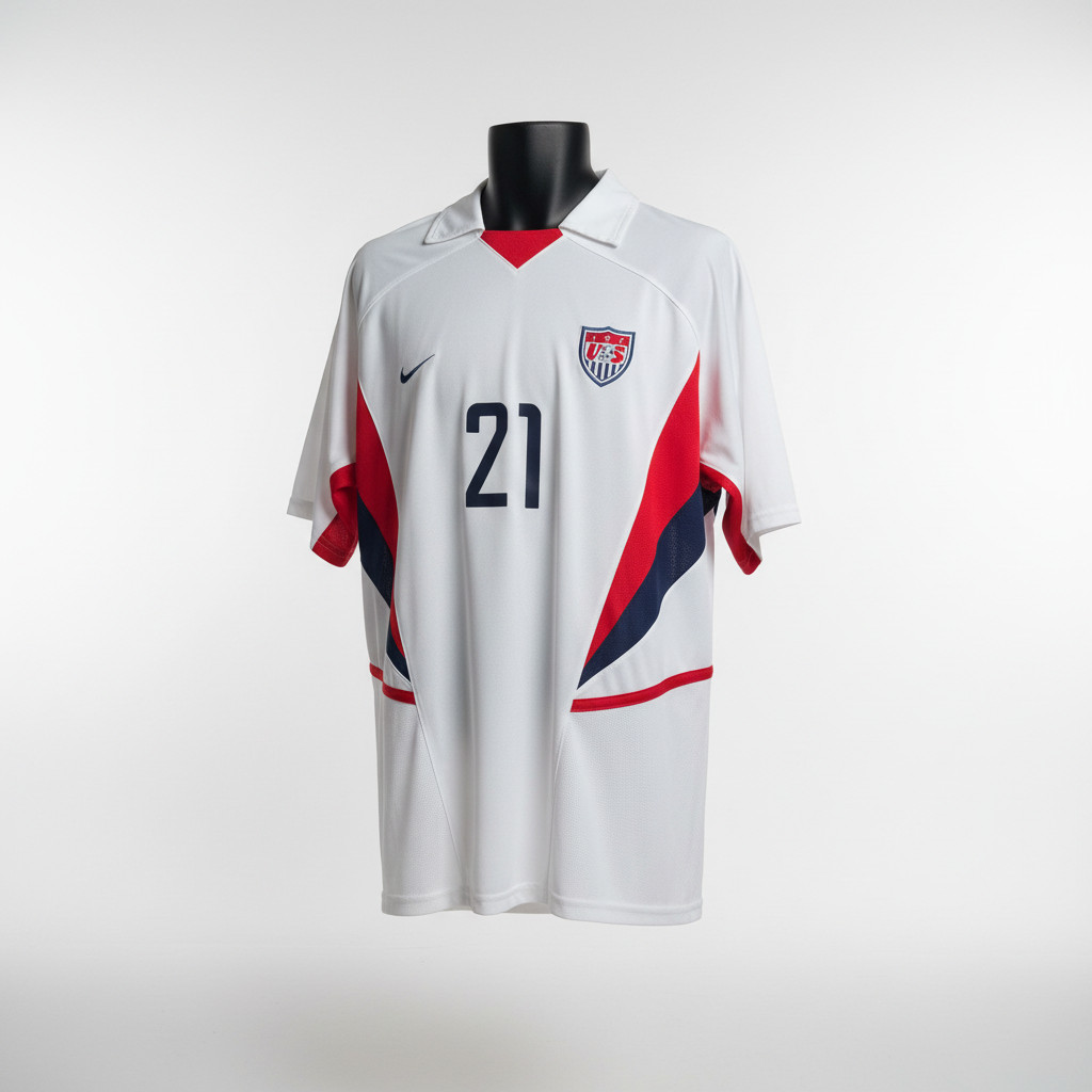 2002-2003 United States Donovan HOME Kit Soccer Jersey Football Shirt Nike Large