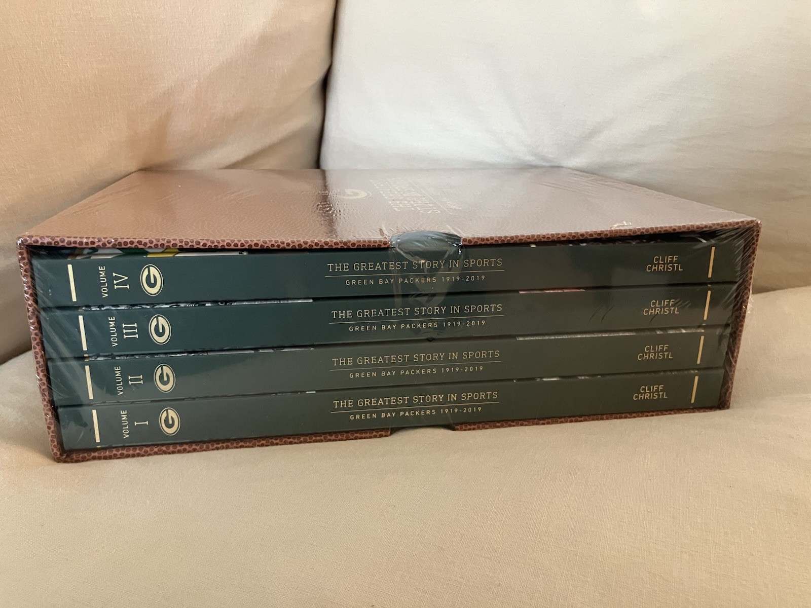 Green Bay Packers The Greatest Story In Sports 1919-2019 4 Vol Set SEALED HC