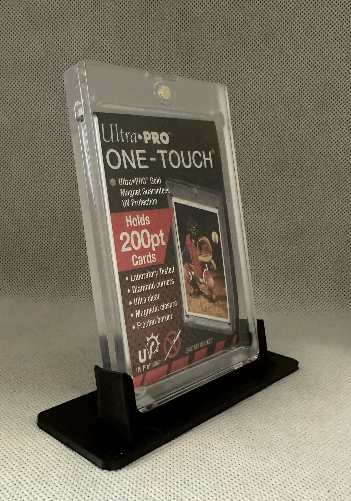 200pt Vertical Magnetic Card Stand. Black. Ultra Pro. 200 Point Magnetic