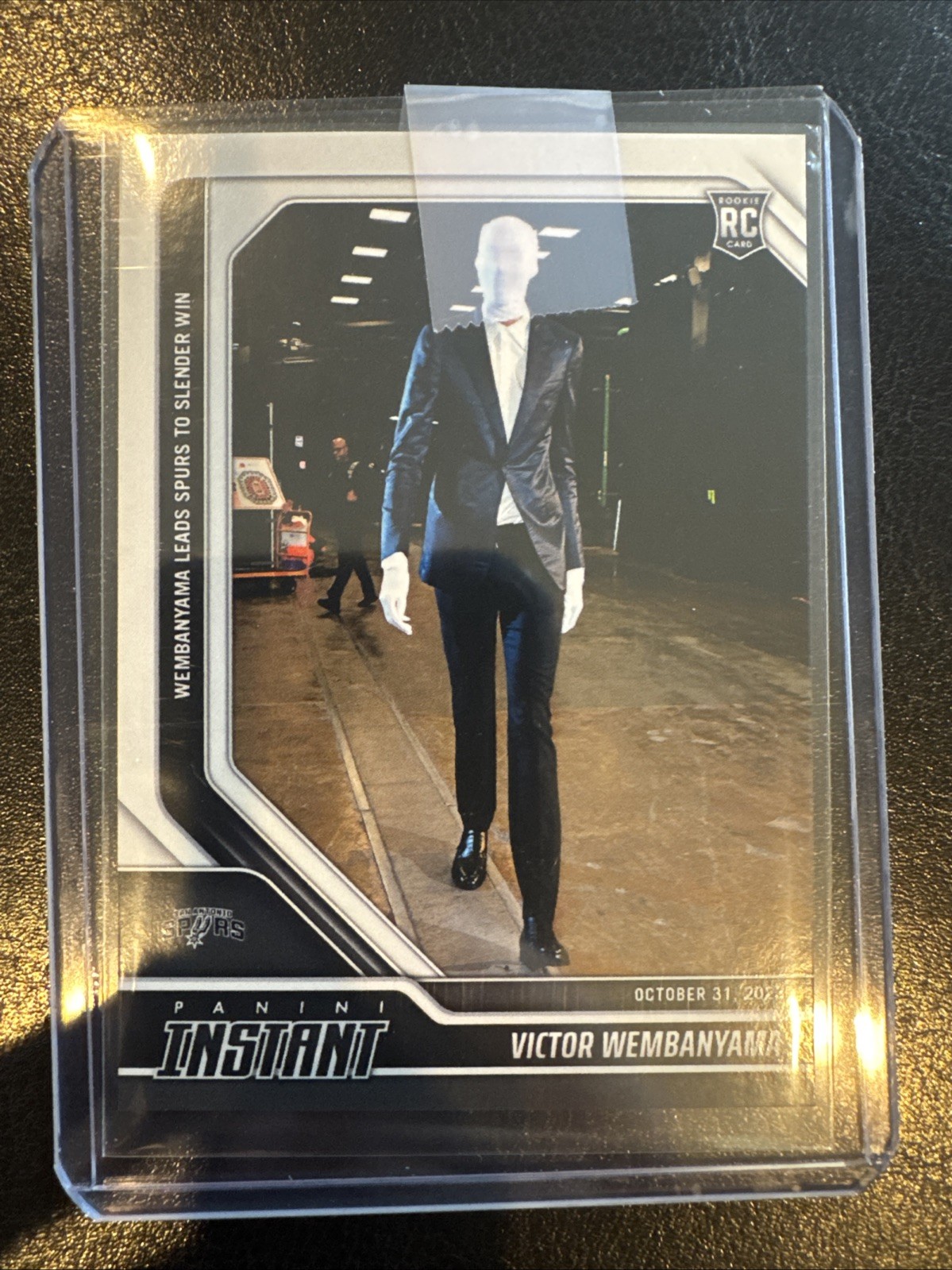 2023-24 Panini Instant #32 Victor Wembanyama Spurs Slender Man #15593 Rookie RC