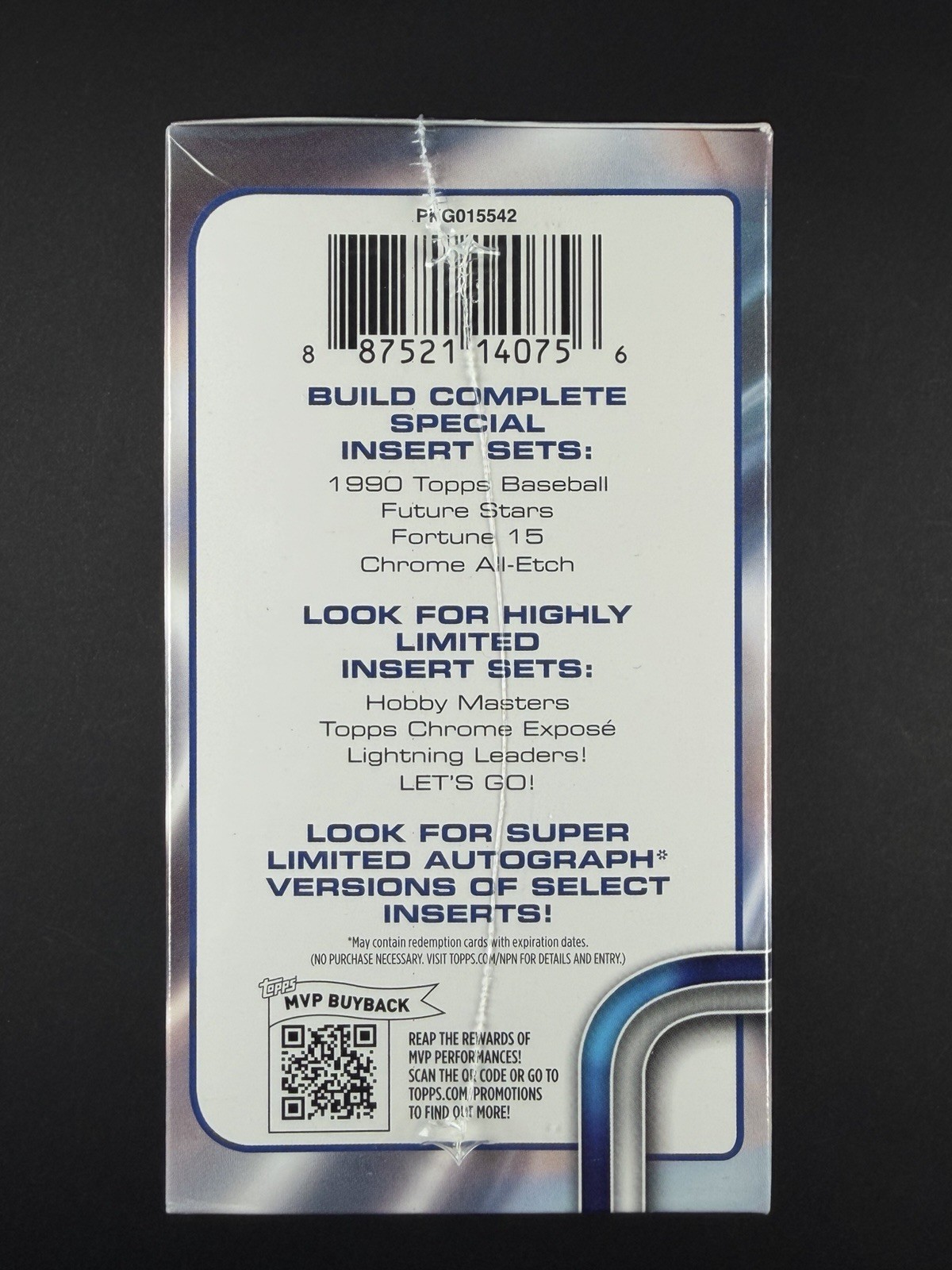 2025 Topps Chrome Baseball Factory Sealed Blaster Box