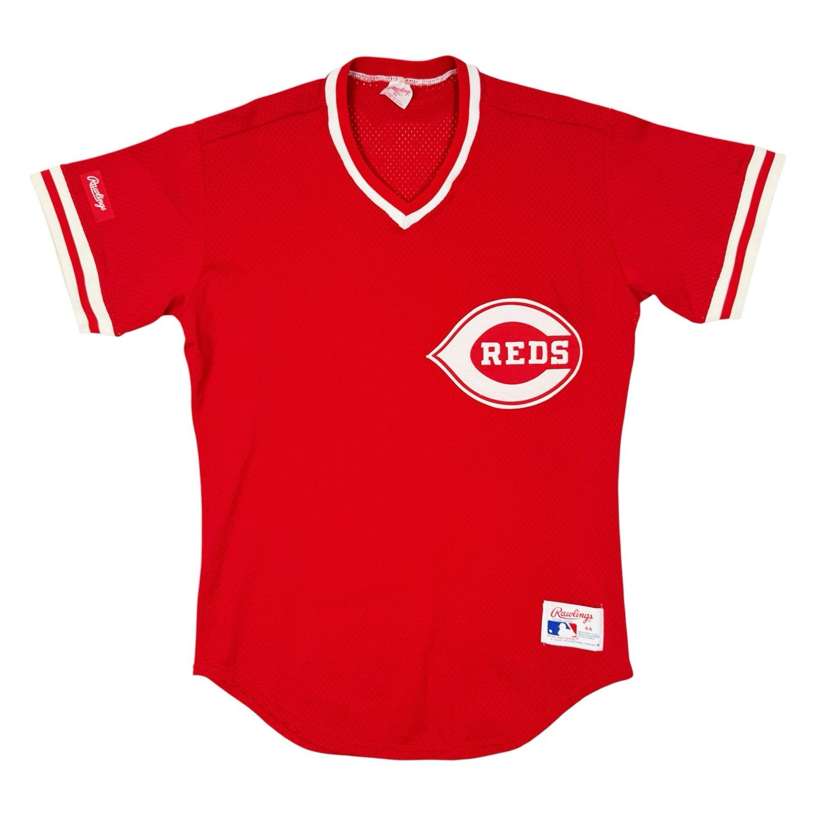 Vtg 1987 MLB Cincinnati Reds Larkin Rookie Rawlings Baseball Jersey Size 44
