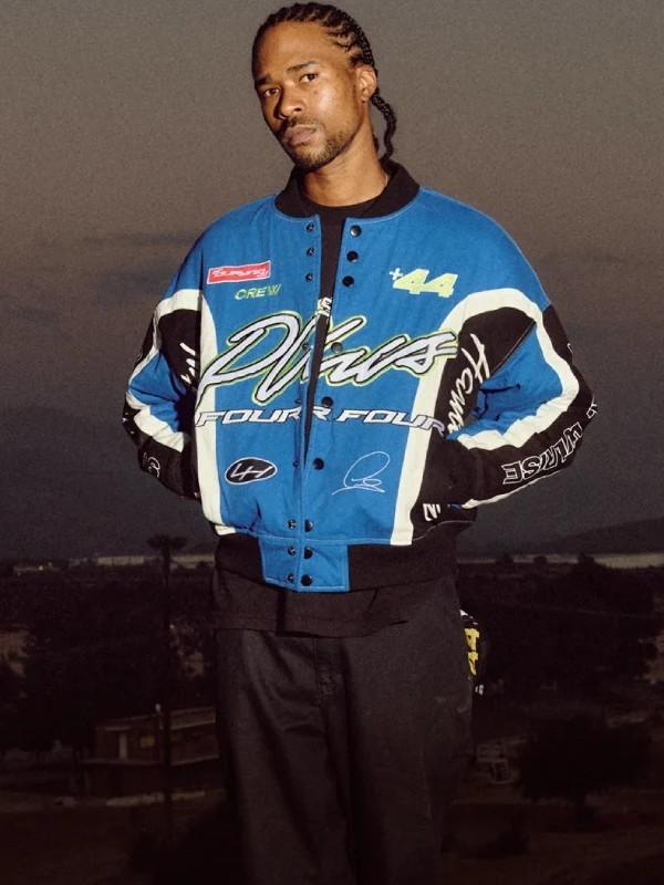 +44 Lewis Hamilton Crew Bomber Jacket PLUS 44 Still We Rise 2XL New