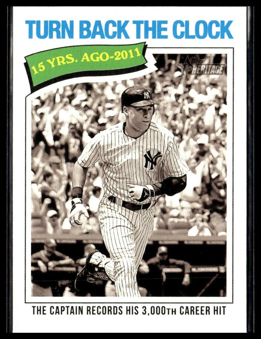 2026 Topps Heritage 335 Turn Back the Clock Derek Jeter NYY Short Print SP