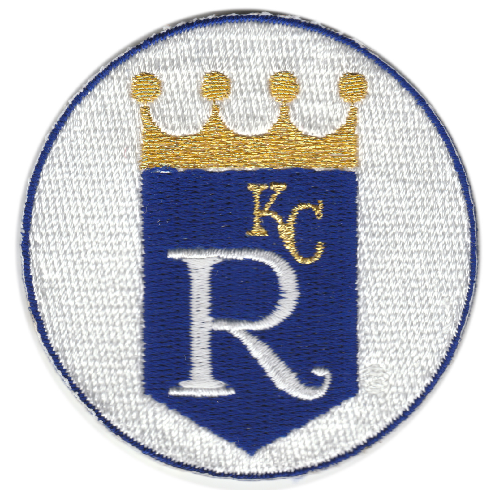KANSAS CITY ROYALS MLB BASEBALL VINTAGE 2.5″ ROUND TEAM LOGO PATCH