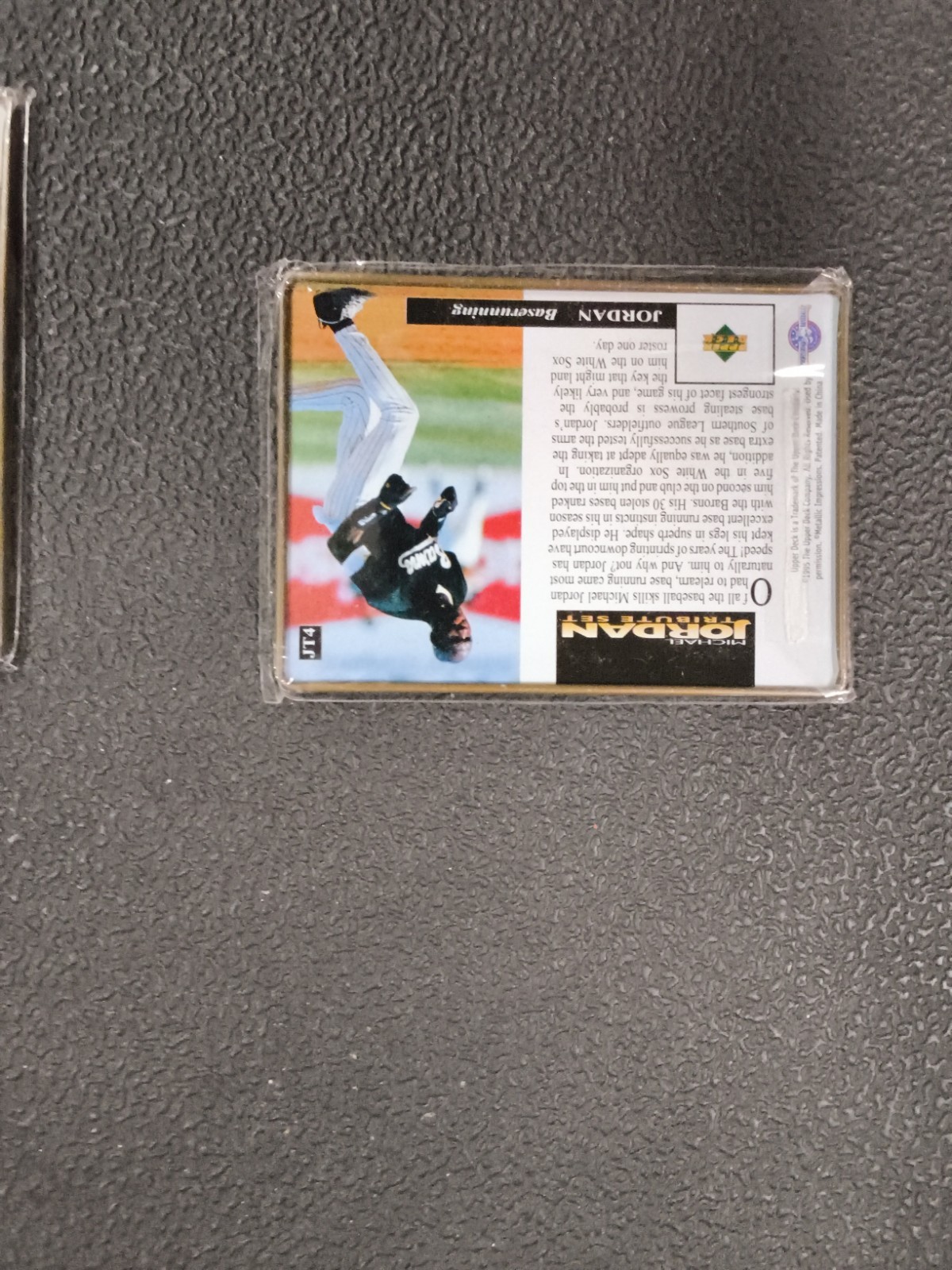 1995 Upper Deck Michael Jordan Baseball Tribute Set (5) Metal Embossed Cards