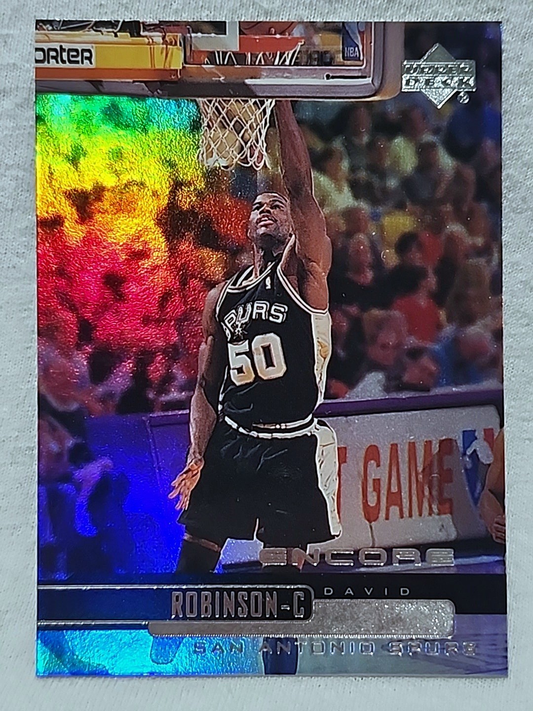 1999-00 Upper Deck Encore David Robinson #72 San Antonio Spurs