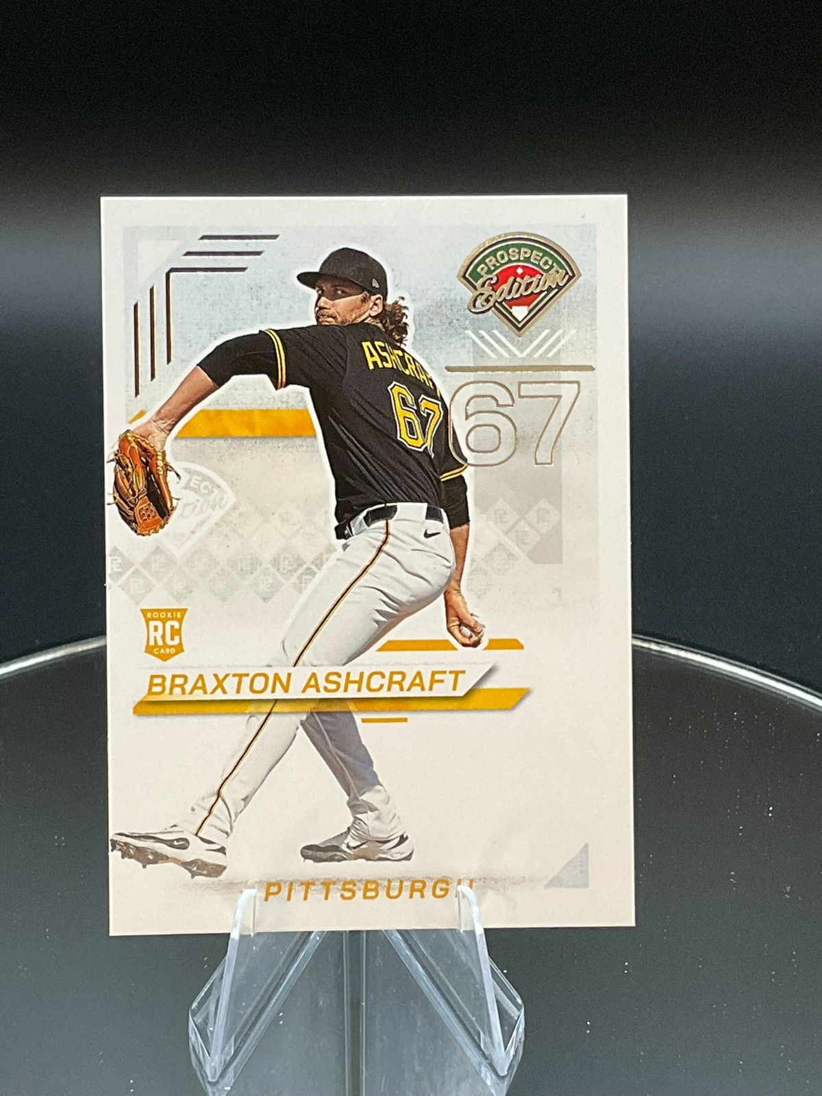 2025 Panini Prospect Edition #145 Braxton Ashcraft, Pittsburgh Pirates