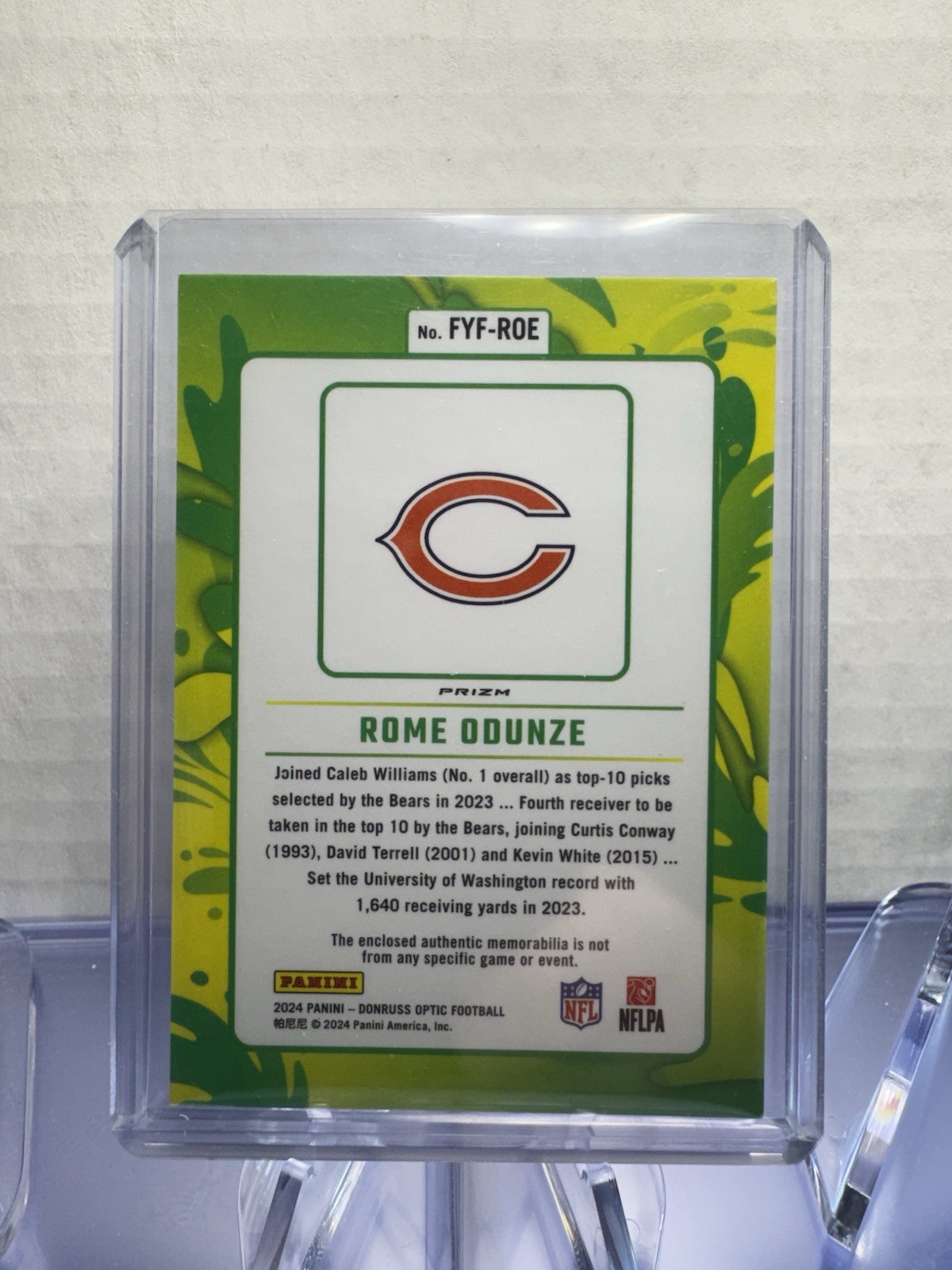 2024 Panini Optic First Year Fresh Patch Lot Of 15 Cards, Penix, Rome, BTJ